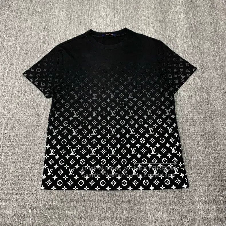 Louis Vuitton Louis Vuitton Black gradient full print short sleeve Size US M / EU 48-50 / 2 - 2 Thumbnail