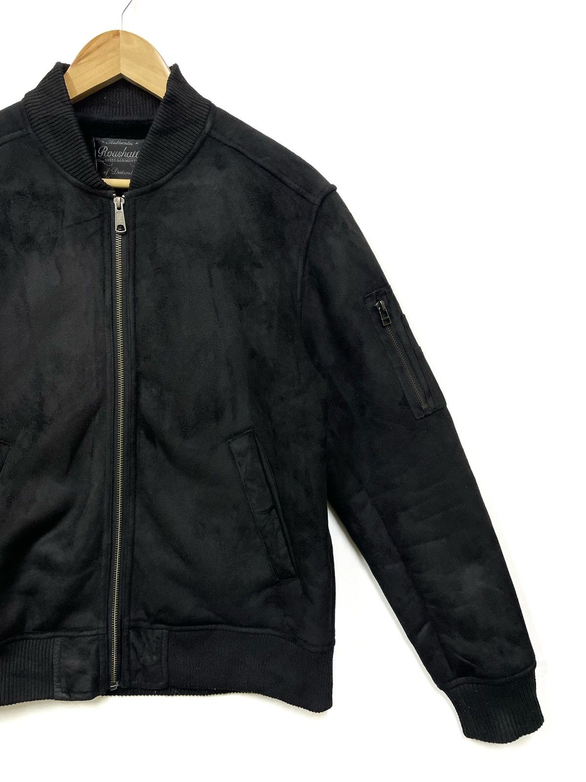 If Six Was Nine × Japanese Brand × Vintage Super Black Shell Garments Bomber Jacket Size US L / EU 52-54 / 3 - 2 Thumbnail