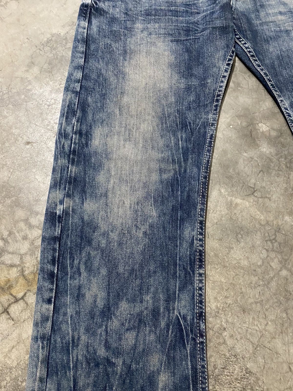 JNCO × Sean John Y2k Sean John Acid Wash Denim Baggy p108 Size US 35 - 5 Thumbnail