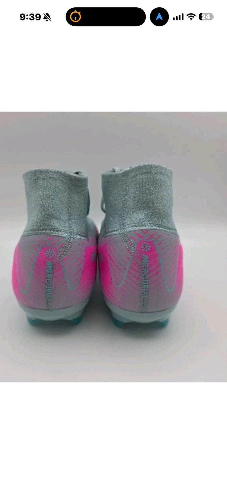 Nike Nike Zoom Superfly 10 Pro FG Ocean Cube PinkBlast Cleat Size US 11 / EU 44 - 6 Thumbnail