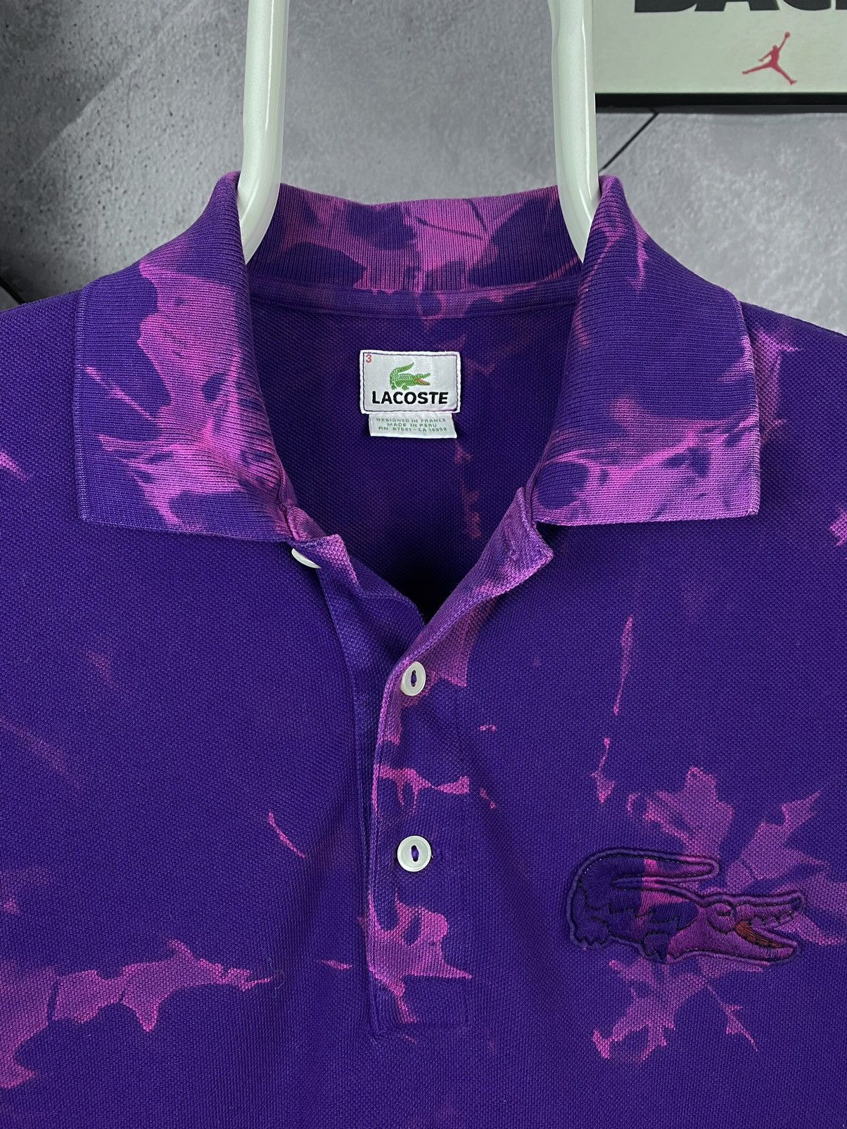 Lacoste Lacoste Big Logo Crocodile Tie Dye Mens Polo Shirt Size US S / EU 44-46 / 1 - 5 Thumbnail