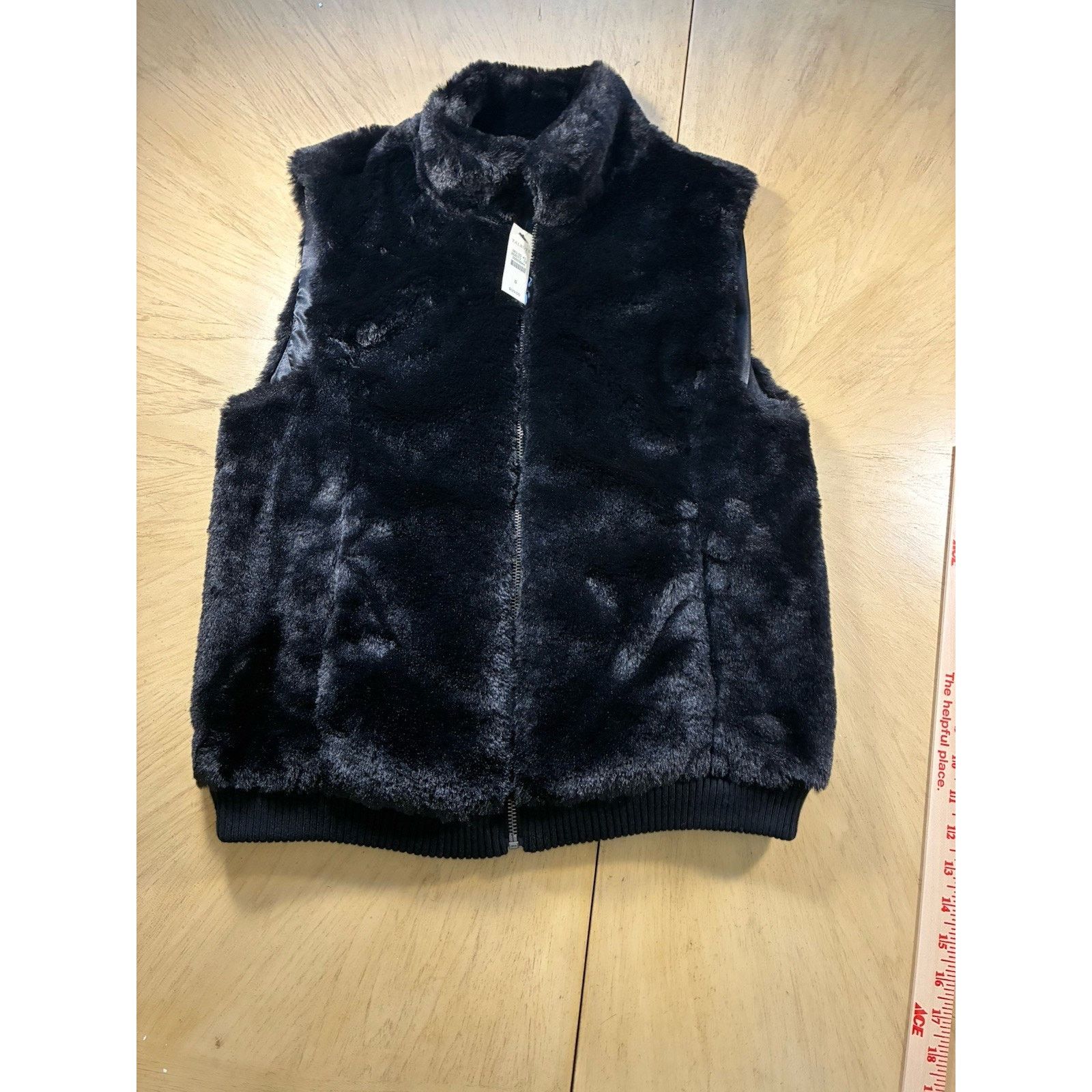 Talbots NEW Talbots Faux Fur Vest S Black Sleeveless Luxury Minimal Size S / US 4 / IT 40 - 9 Thumbnail