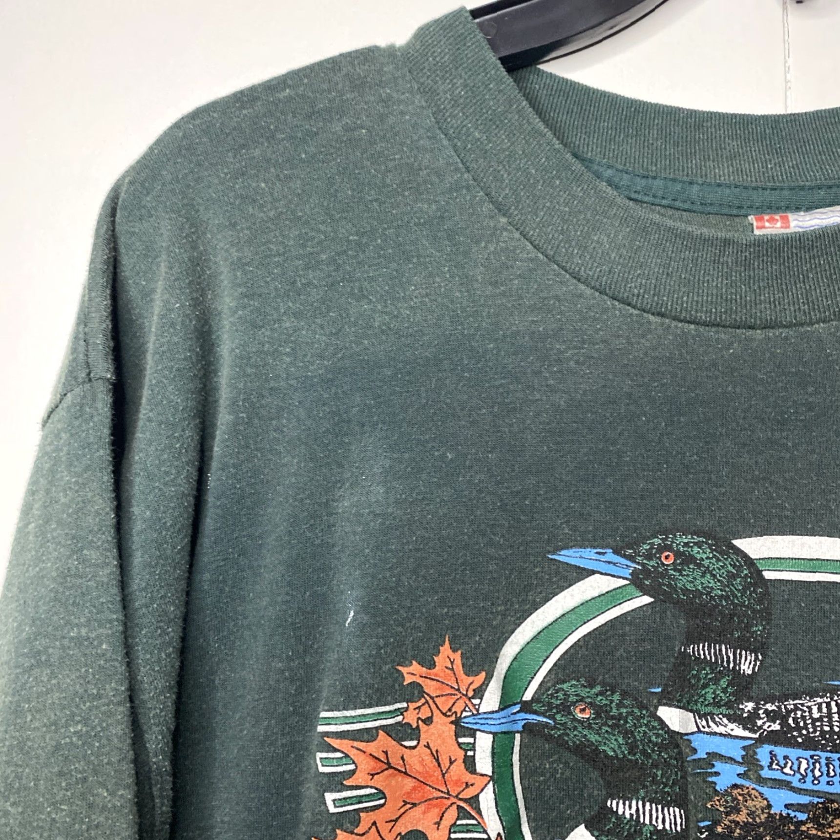 Vintage VINTAGE Niagara Falls Canada T Shirt Adult XL Grunge 90s Ultra Green Short Sleeve Size US XL / EU 56 / 4 - 4 Thumbnail