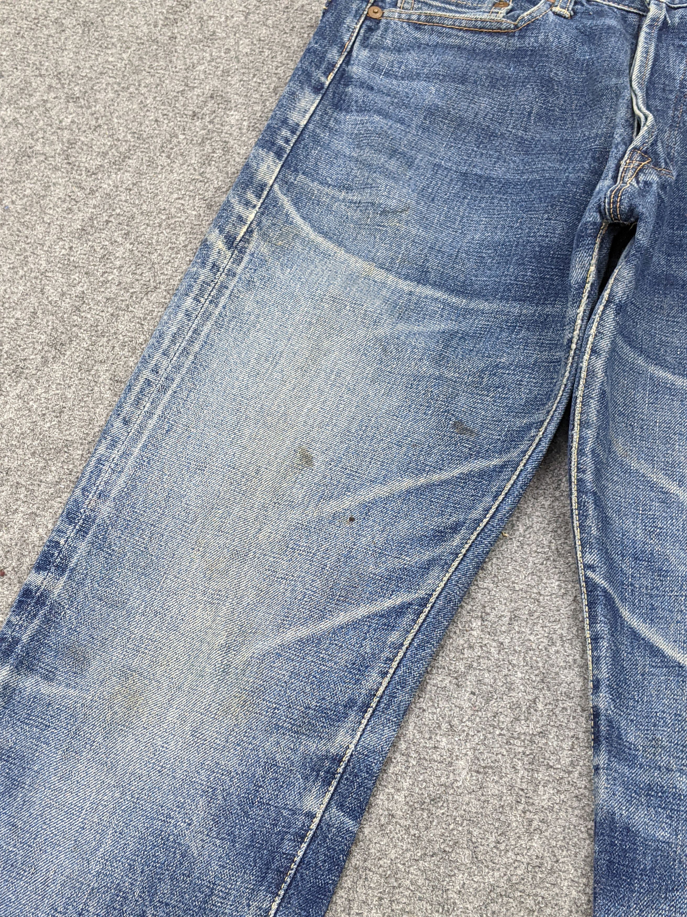 Denime × Japanese Brand × Vintage Vintage Denime Selvedge Faded Blue Jeans DJ0017Z Size US 27 - 9 Thumbnail