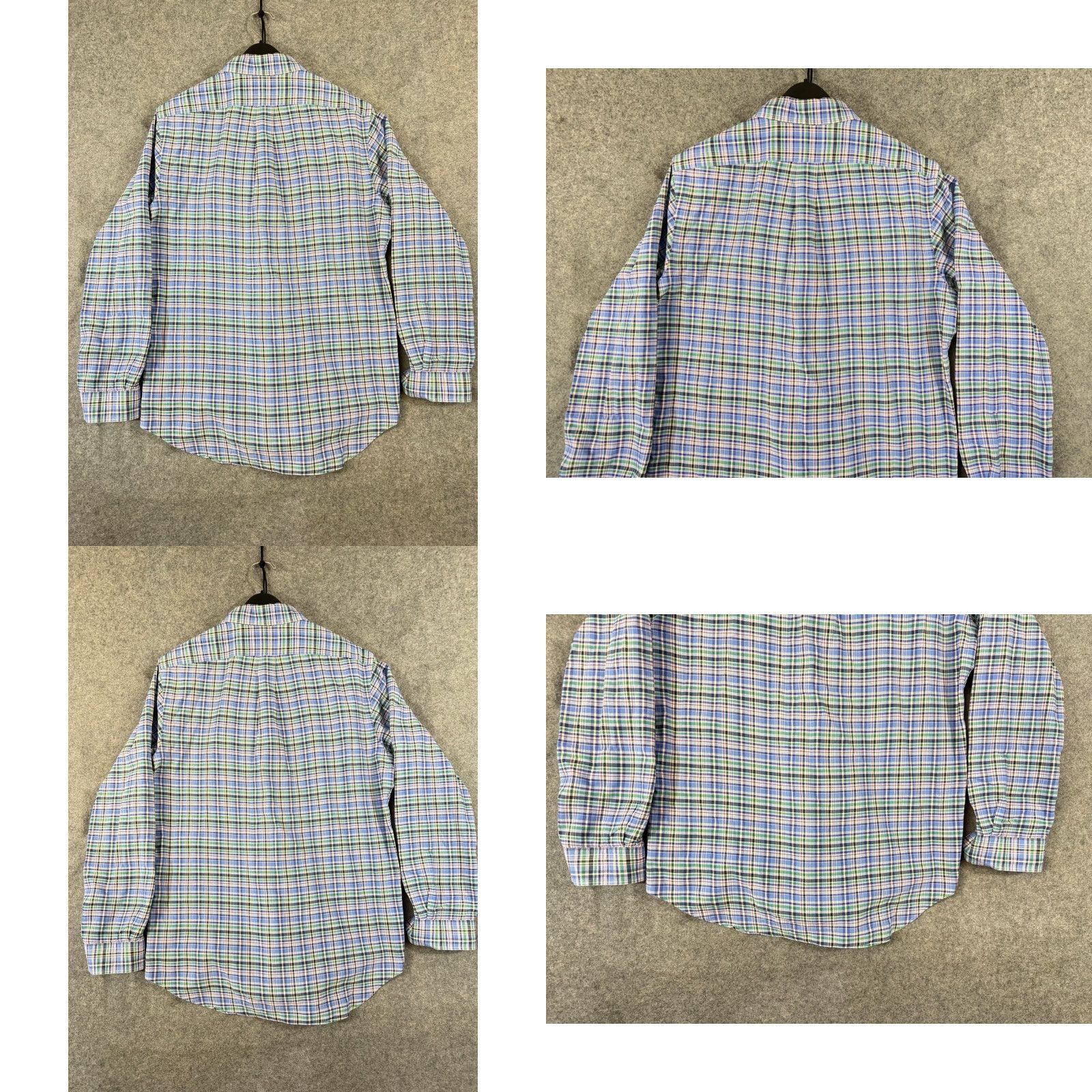 Ralph Lauren Ralph Lauren Shirt Mens M Blue Green Plaid Button Down Long Sleeve Pony Logo Size US M / EU 48-50 / 2 - 8 Thumbnail