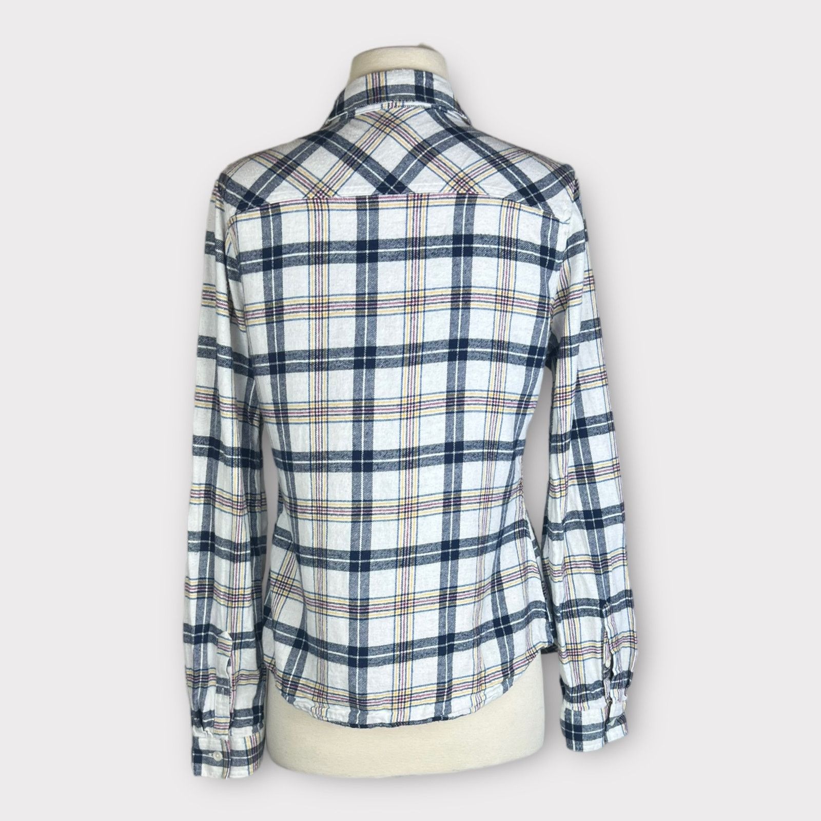 Mossimo Mossimo Supply Co. | Women Tops Button Down Flannel Plaid Size L / US 10 / IT 46 - 3 Thumbnail