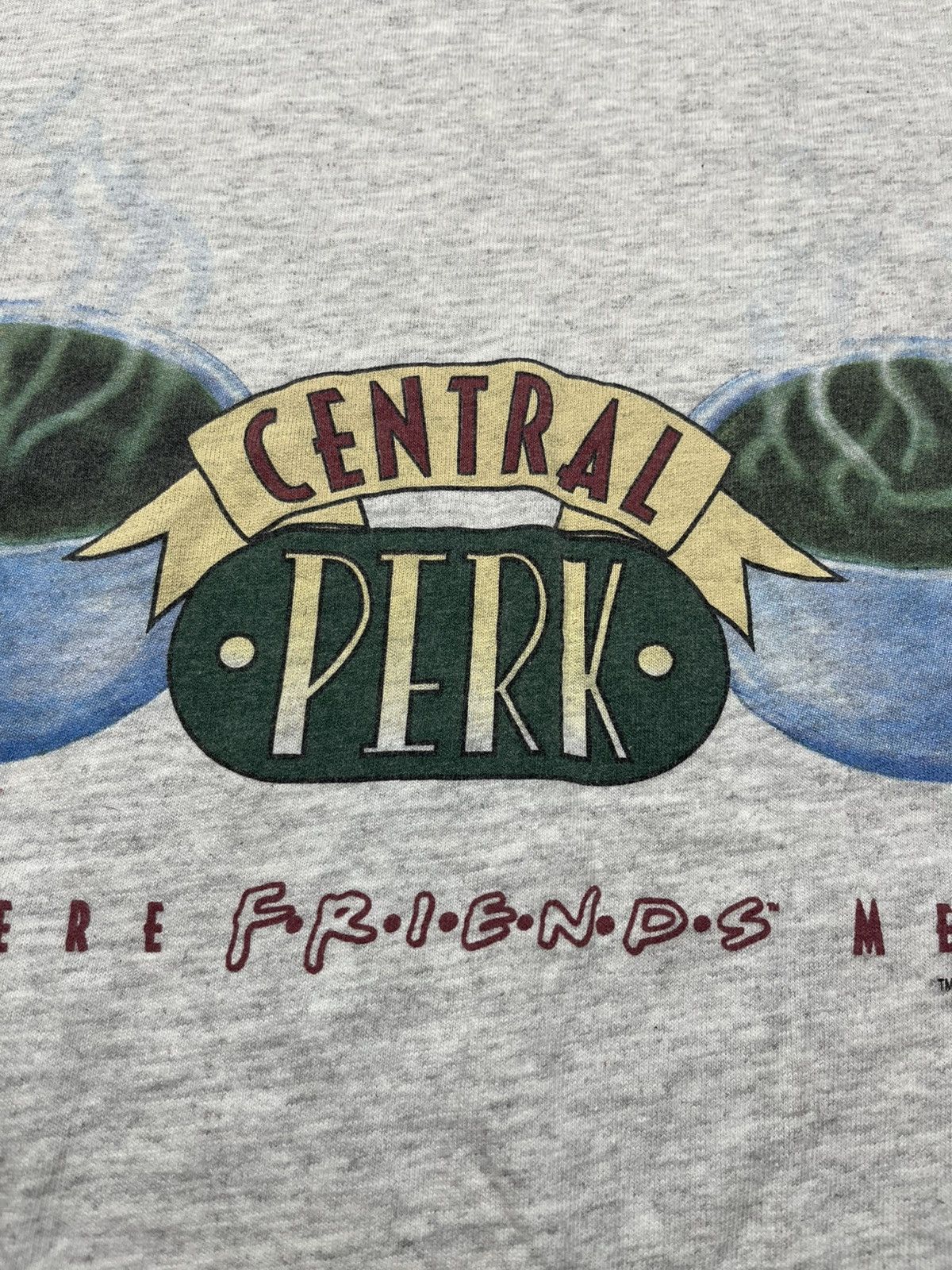 Warner Bros VTG 90s Friends Central Perk Coffee T Shirt Warner Bros Sz S Size US S / EU 44-46 / 1 - 10 Thumbnail