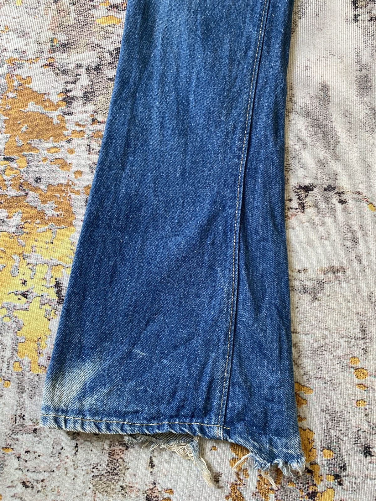 Vintage RARE !!! Vintage 70s Levi’s 646 Orange Tab Flare Denim Size US 30 / EU 46 - 4 Thumbnail