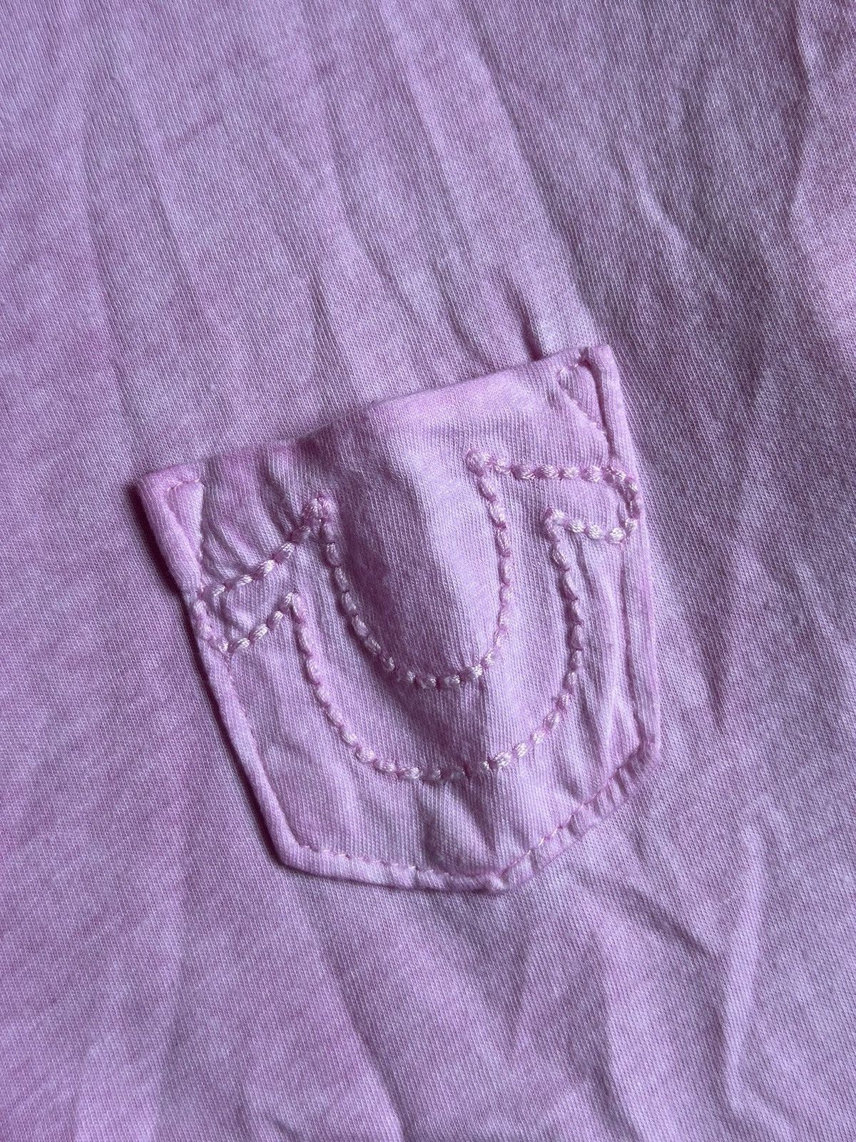 Japanese Brand × True Religion × Vintage Vintage True Religion Sleeve Pink Longsleeve T Shirt Size S / US 4 / IT 40 - 5 Thumbnail