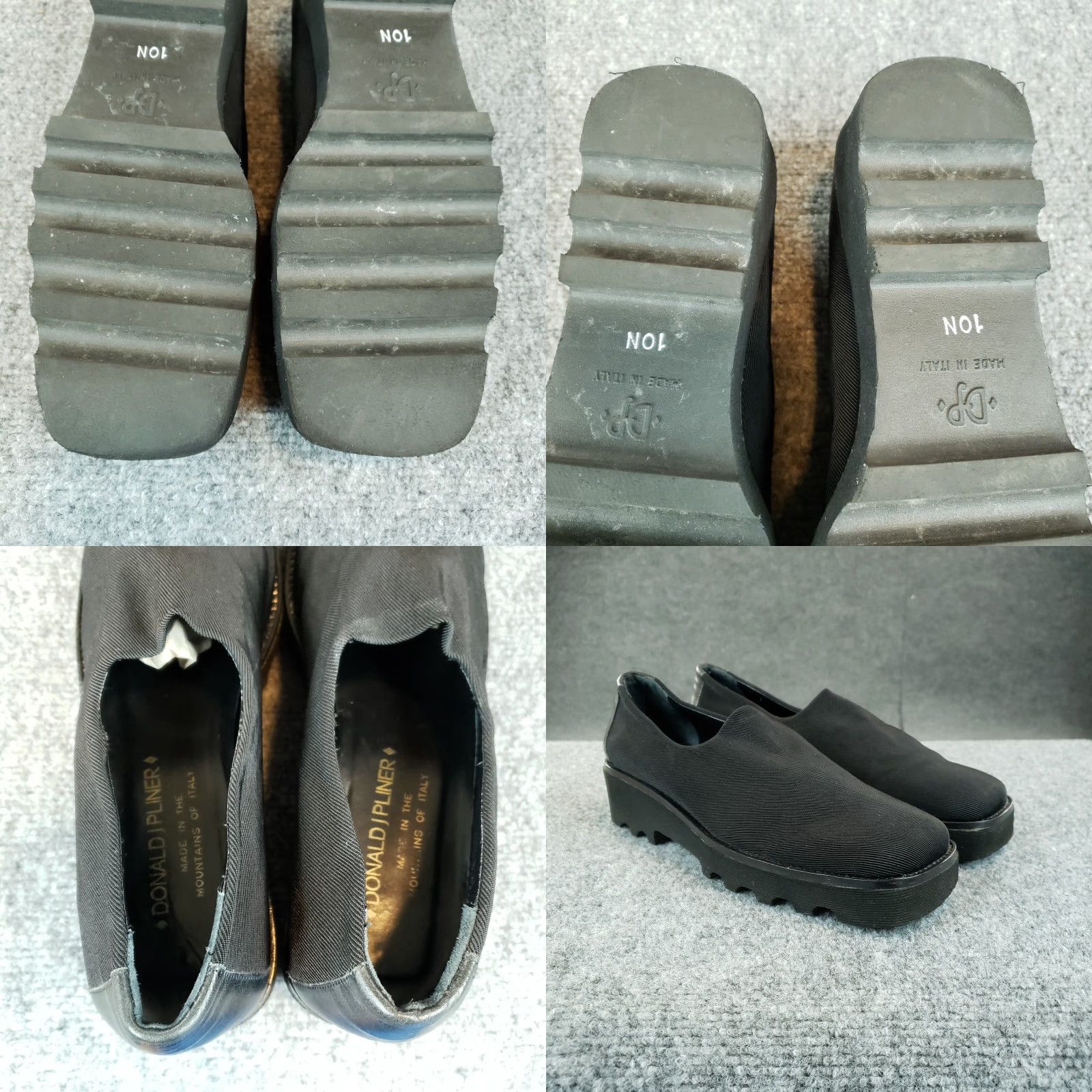 Donald Pliner Donald J Pliner Rave Flat Loafer Womens Size 10 Narrow Black Square Toe Casual Size US 10 / IT 40 - 8 Thumbnail