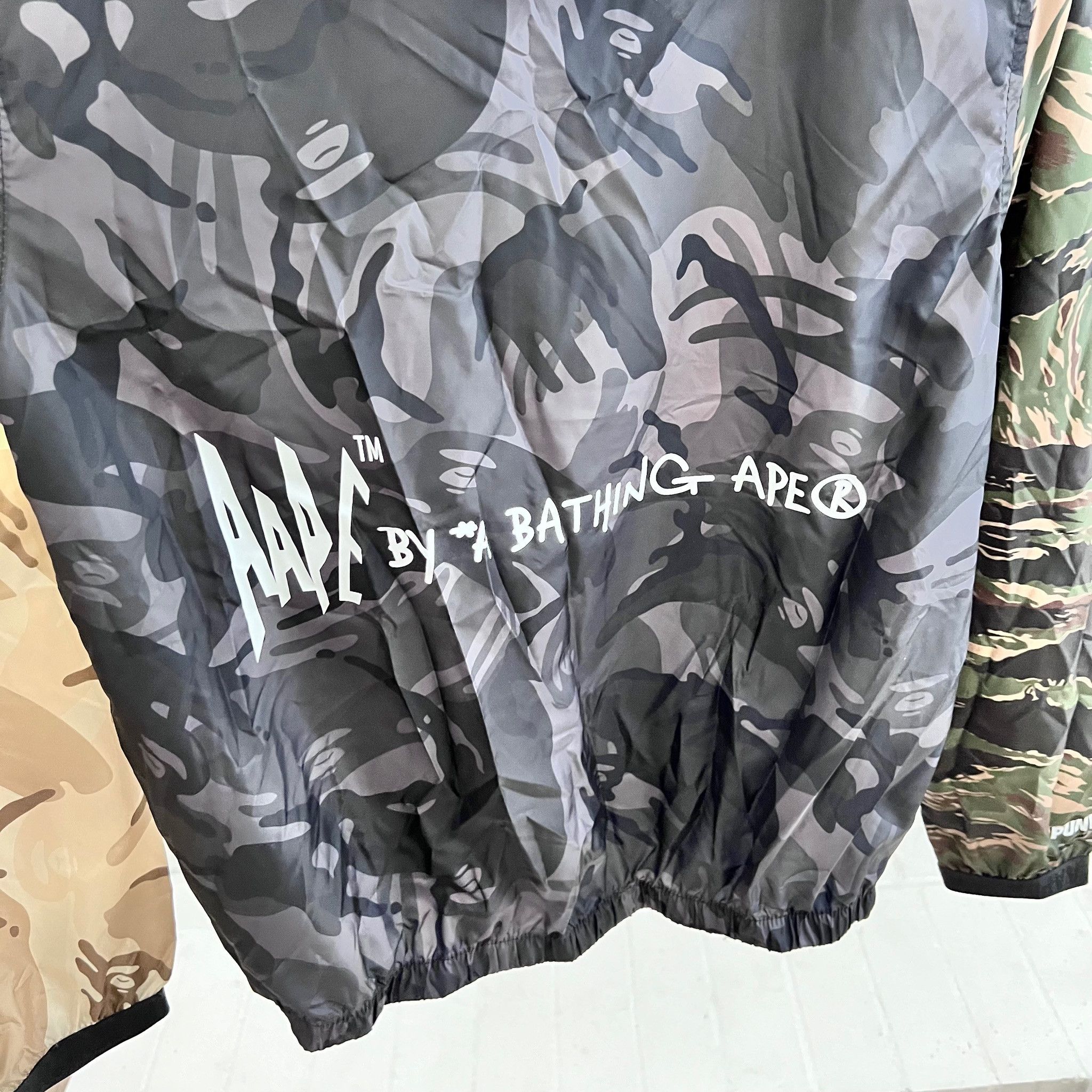 Aape Bape A bathing Ape MIX CAMO PANEL Hooded Windbreaker JACKET Size US L / EU 52-54 / 3 - 3 Thumbnail