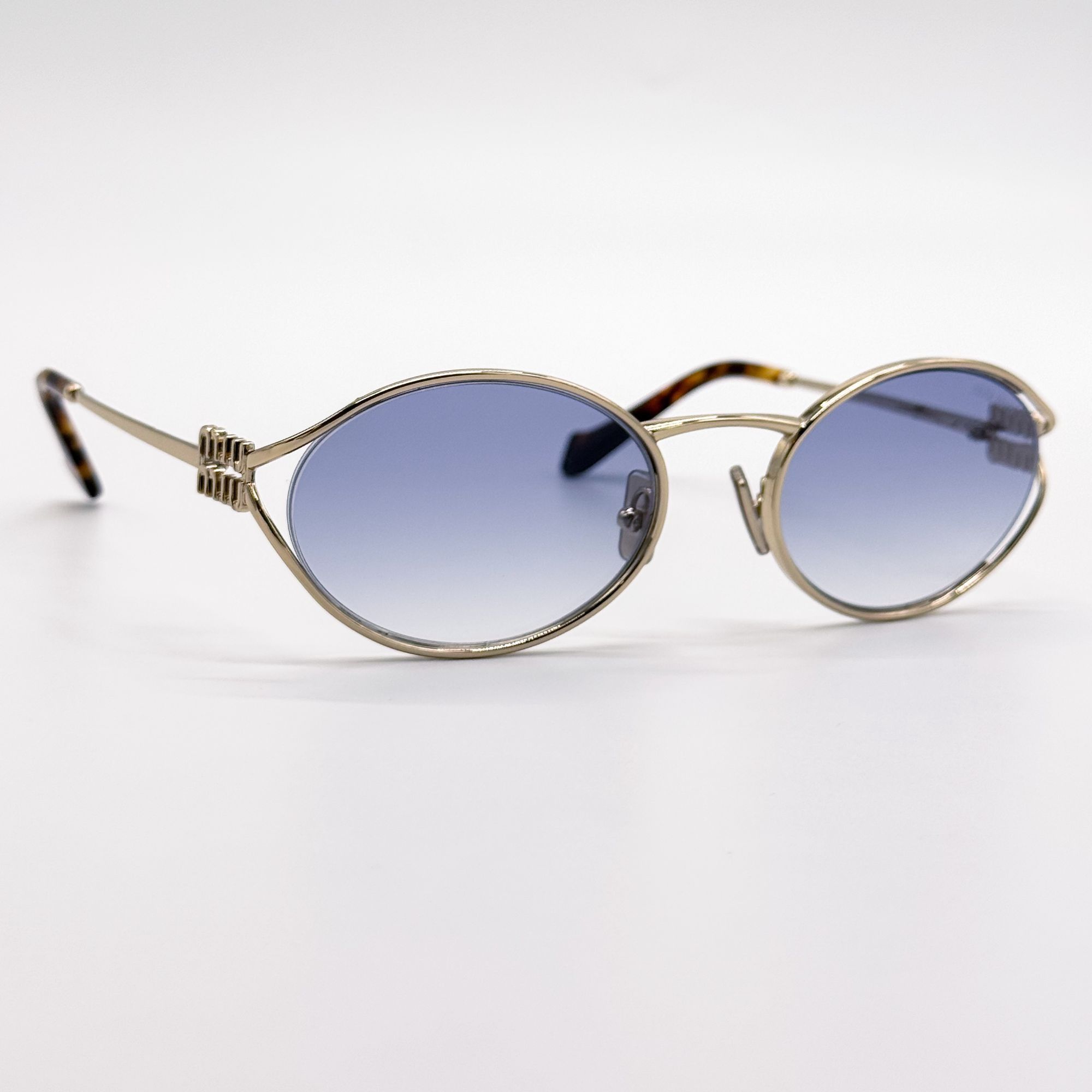 Miu Miu NEW MIU MIU SUNGLASSES MU52YS ZVN80O BLUE MU 52YS, SMU 52Y Size ONE SIZE - 5 Thumbnail