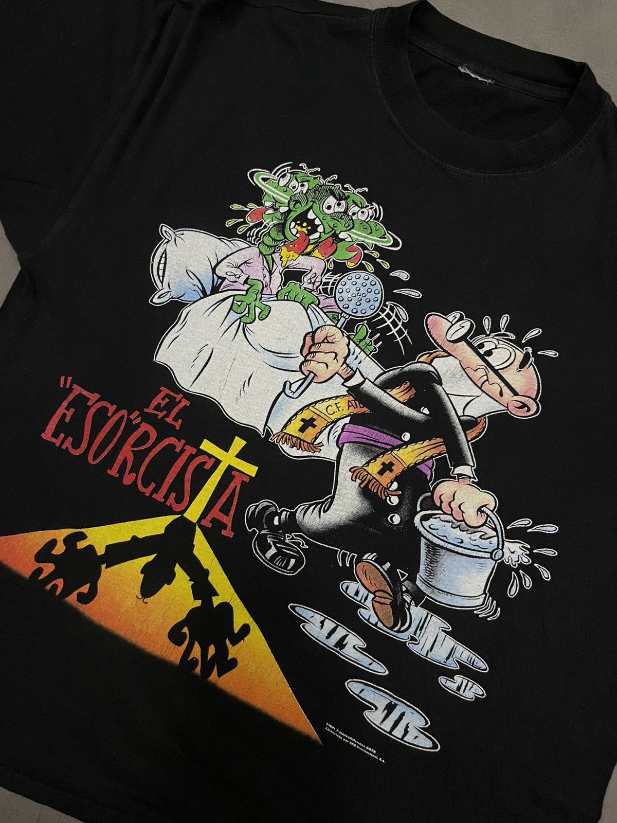 Other 2001 El Esorcista Tee – Rare The Exorcist Parody Size US M / EU 48-50 / 2 - 2 Thumbnail