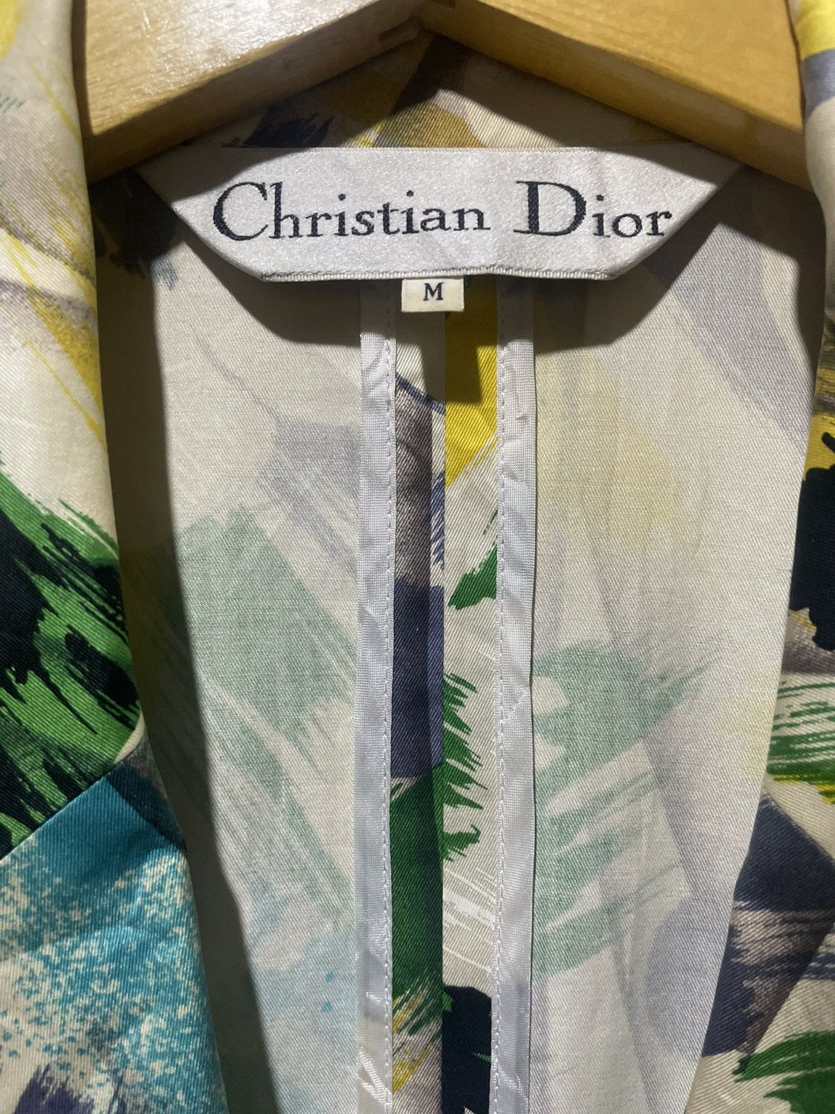 Christian Dior Monsieur × Dior CHRISTIAN DIOR WOMAN ABSTRACT BLAZER Size M / US 6-8 / IT 42-44 - 10 Thumbnail