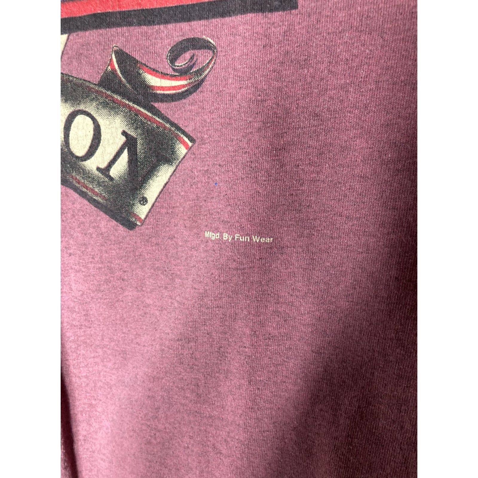 Harley Davidson VINTAGE Harley-Davidson T-Shirt Men's Large Red Fun Wings 90s Single Stitch Size US L / EU 52-54 / 3 - 3 Thumbnail