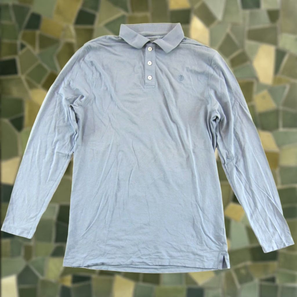 Vintage Coolibar UPF 50+ UV Sun Protection Light Blue Collared Long Sleeve Shirt Men M Size US M / EU 48-50 / 2 - 1 Thumbnail