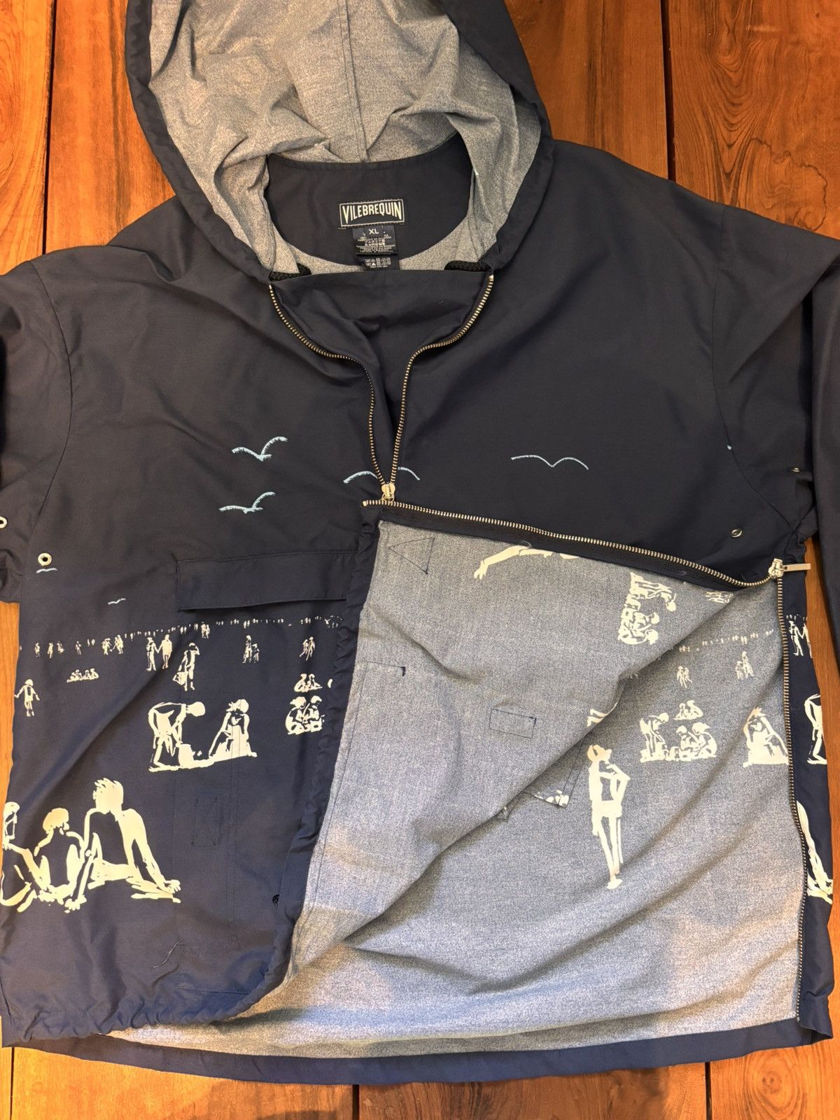 Vilebrequin RARE Vilebrequin Windbreaker Quaterzip Size US XL / EU 56 / 4 - 5 Thumbnail