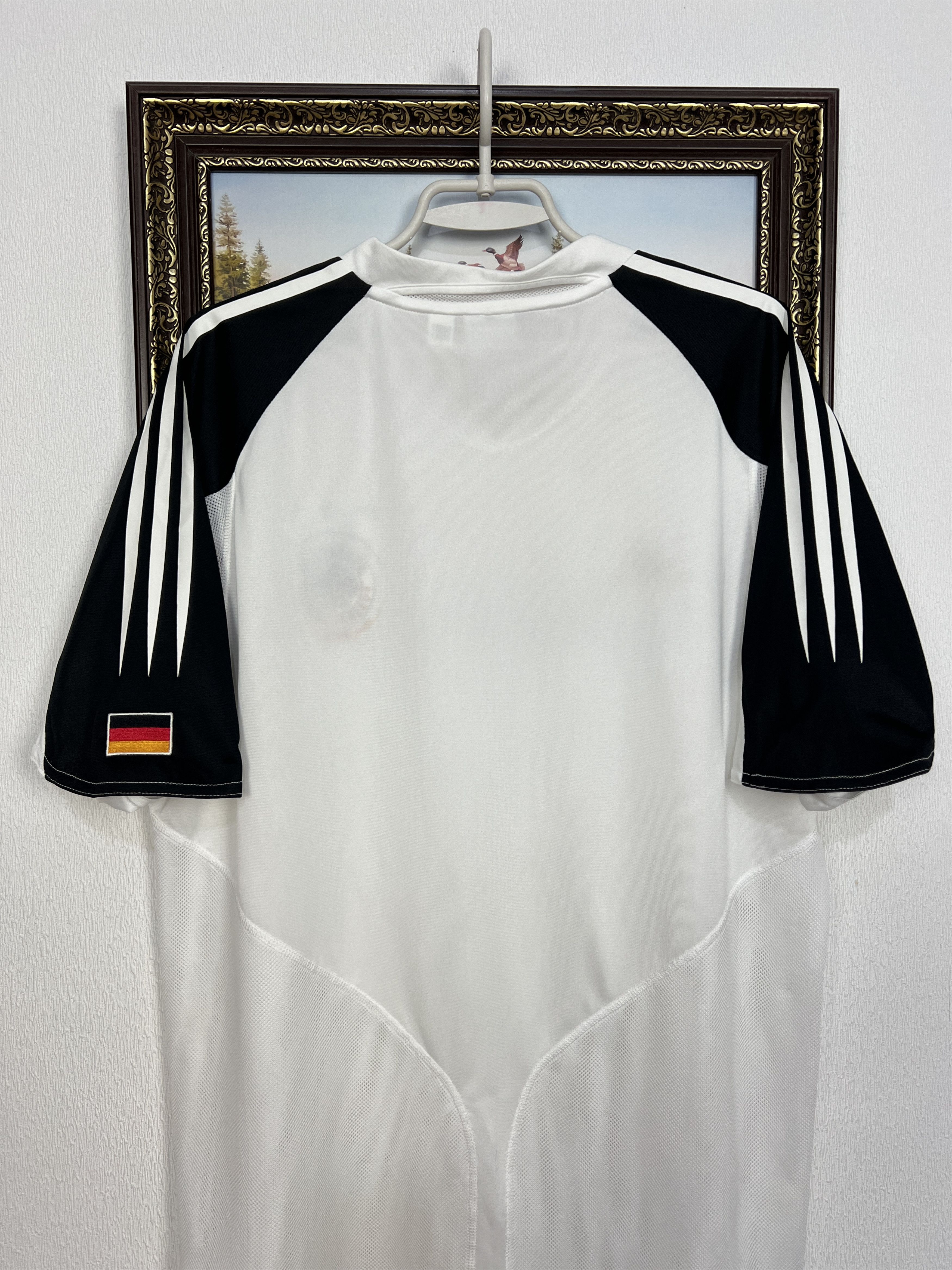 Adidas Germany Home football shirt 2004 Soccer Jersey Trikot Rare Size US L / EU 52-54 / 3 - 8 Thumbnail