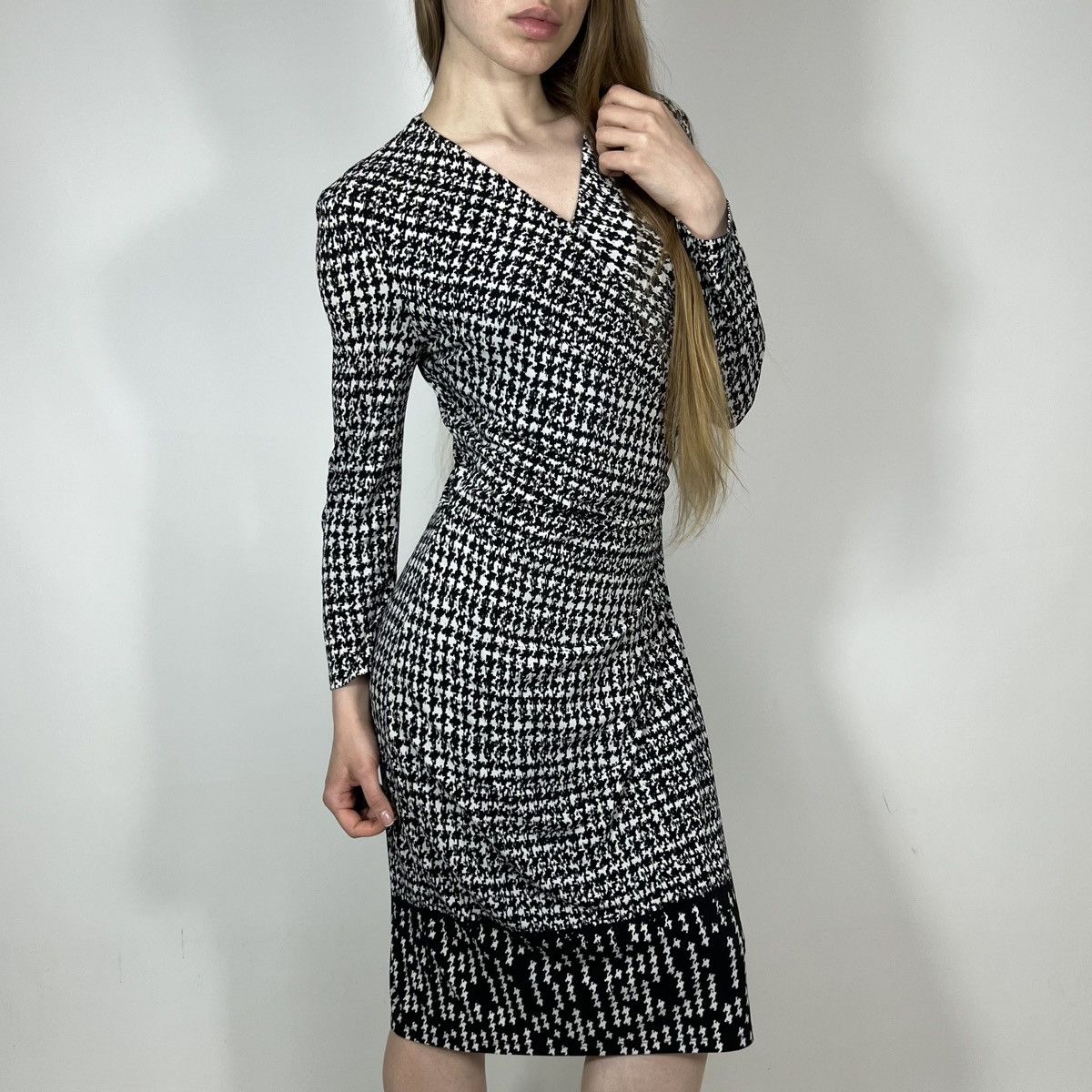 Lauren Ralph Lauren Vintage Y2K Lauren Ralph Lauren Abstract Print Luxury Dress Size M / US 6-8 / IT 42-44 - 1 Thumbnail