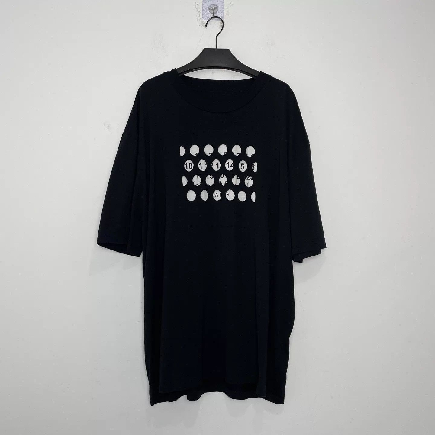 Maison Margiela Digital Cutout Ripped Short Sleeve Tee