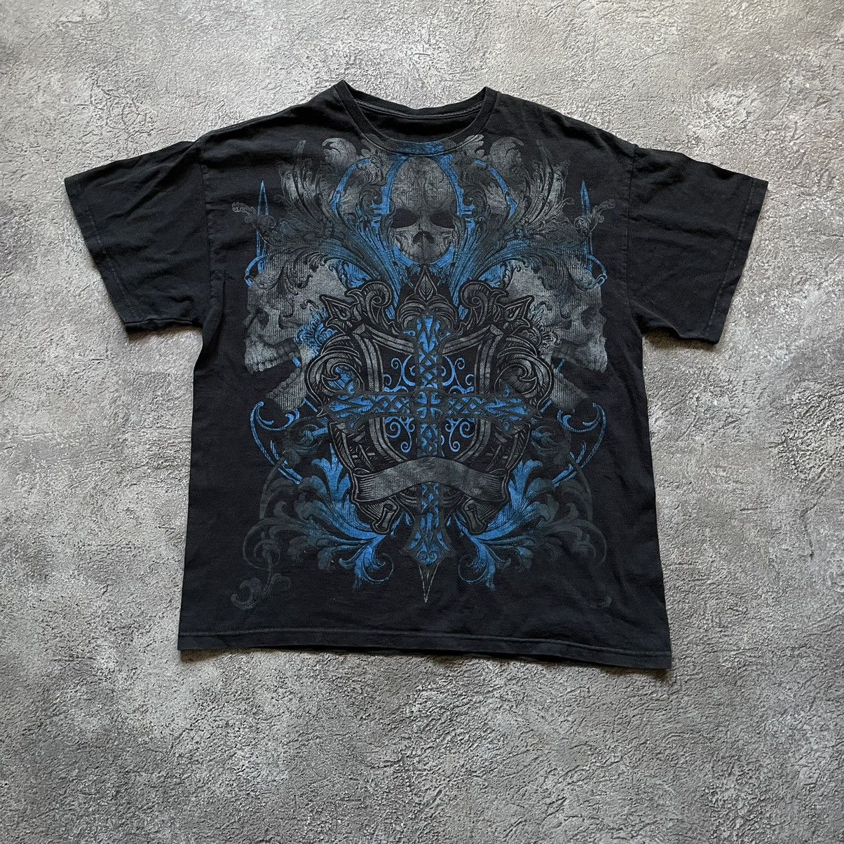 Vintage Vintage Y2K Abstract Graphic Tee All Over Print Grunge XL Size US XL / EU 56 / 4 - 3 Thumbnail