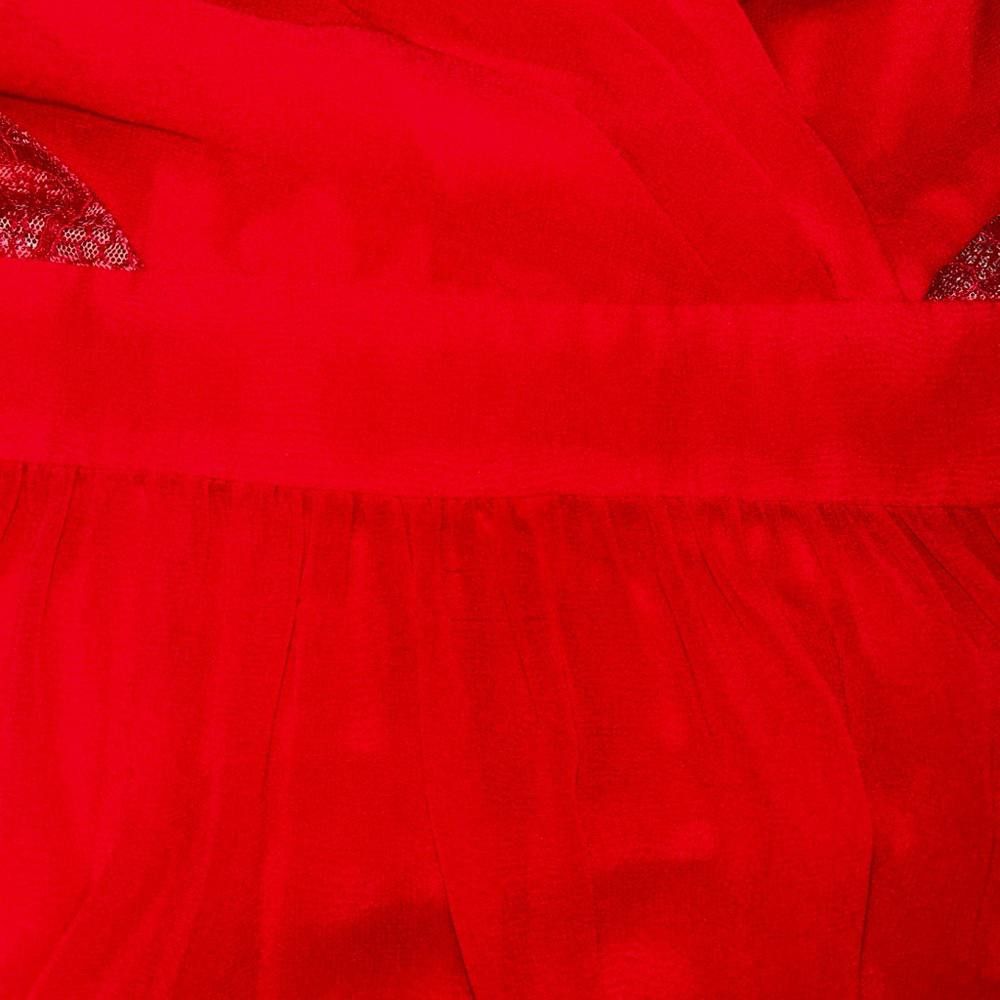 Designer BCBGeneration l Red Maxi W Lace Detail Size 4 Size S / US 4 / IT 40 - 11 Thumbnail