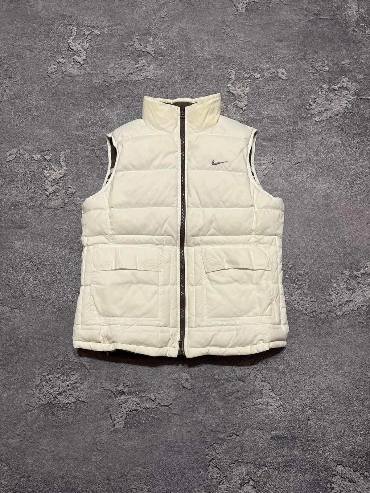 Nike × Vintage Nike Vintage Reversible Down Puffer Vest 90s Size M / US 6-8 / IT 42-44 - 2 Thumbnail