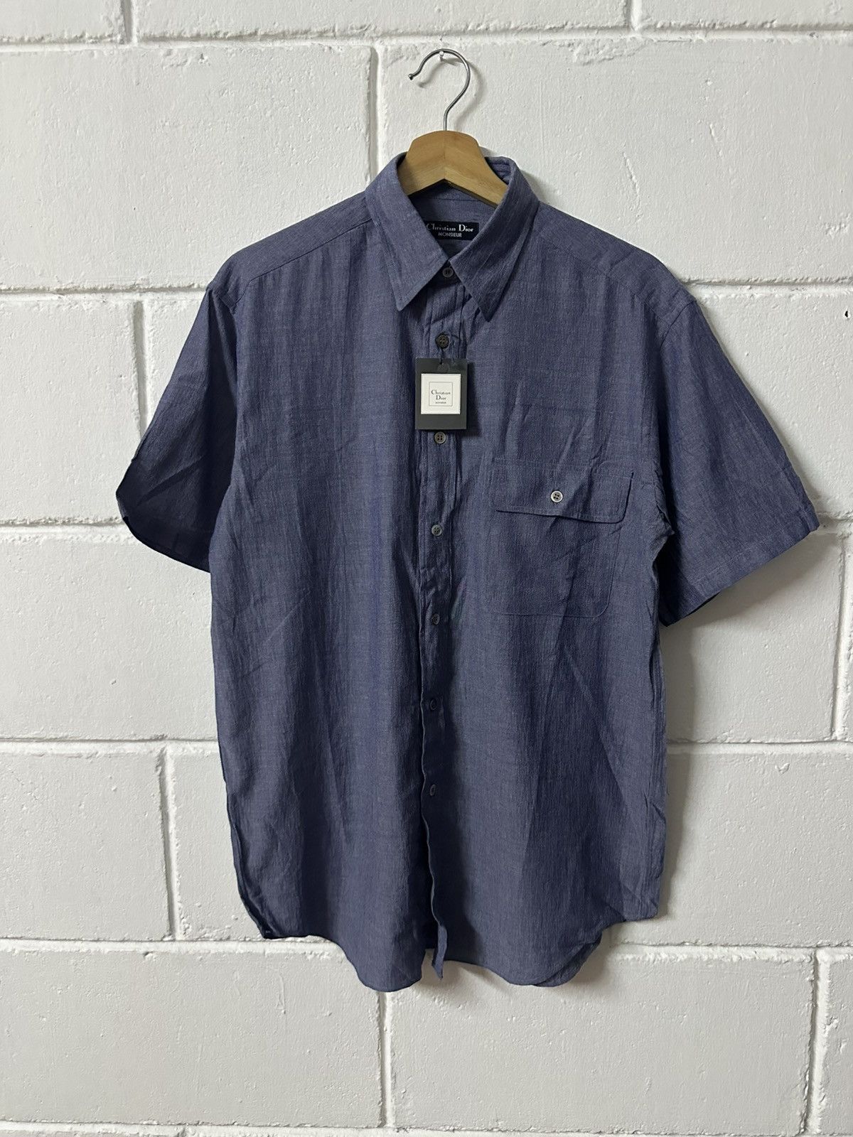 Christian Dior Monsieur × Dior Christian Dior Monsieur Vintage Rayon Shirt New With Tag Size US M / EU 48-50 / 2 - 9 Thumbnail