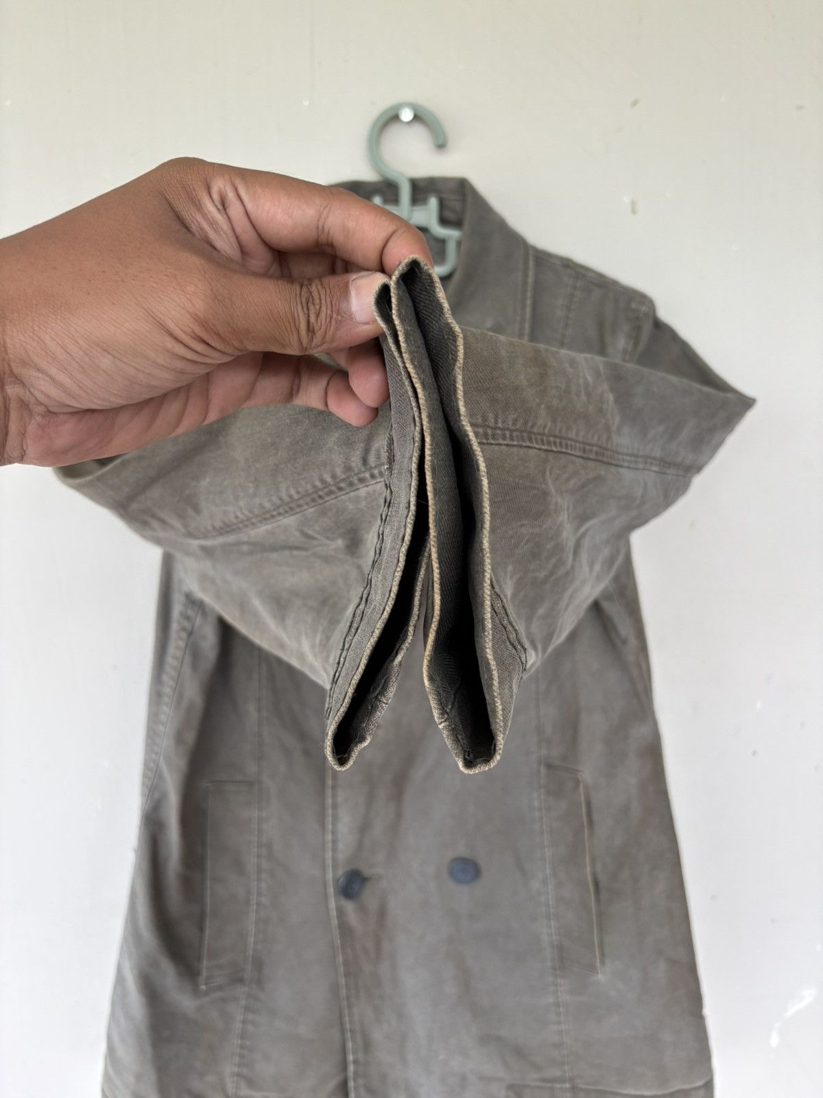 Japanese Brand Japanese Spec Outfitter Double Breasted Coat Denim Jacket Size US M / EU 48-50 / 2 - 6 Thumbnail