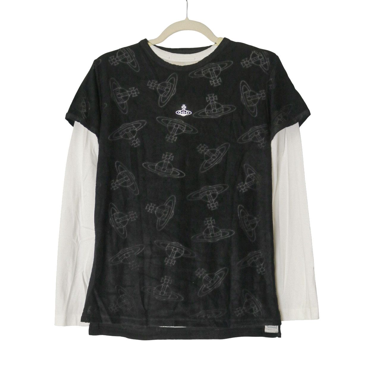 Vivienne Westwood Vivienne Westwood Ocean flocked see through velvet top Size L / US 10 / IT 46 - 1 Thumbnail