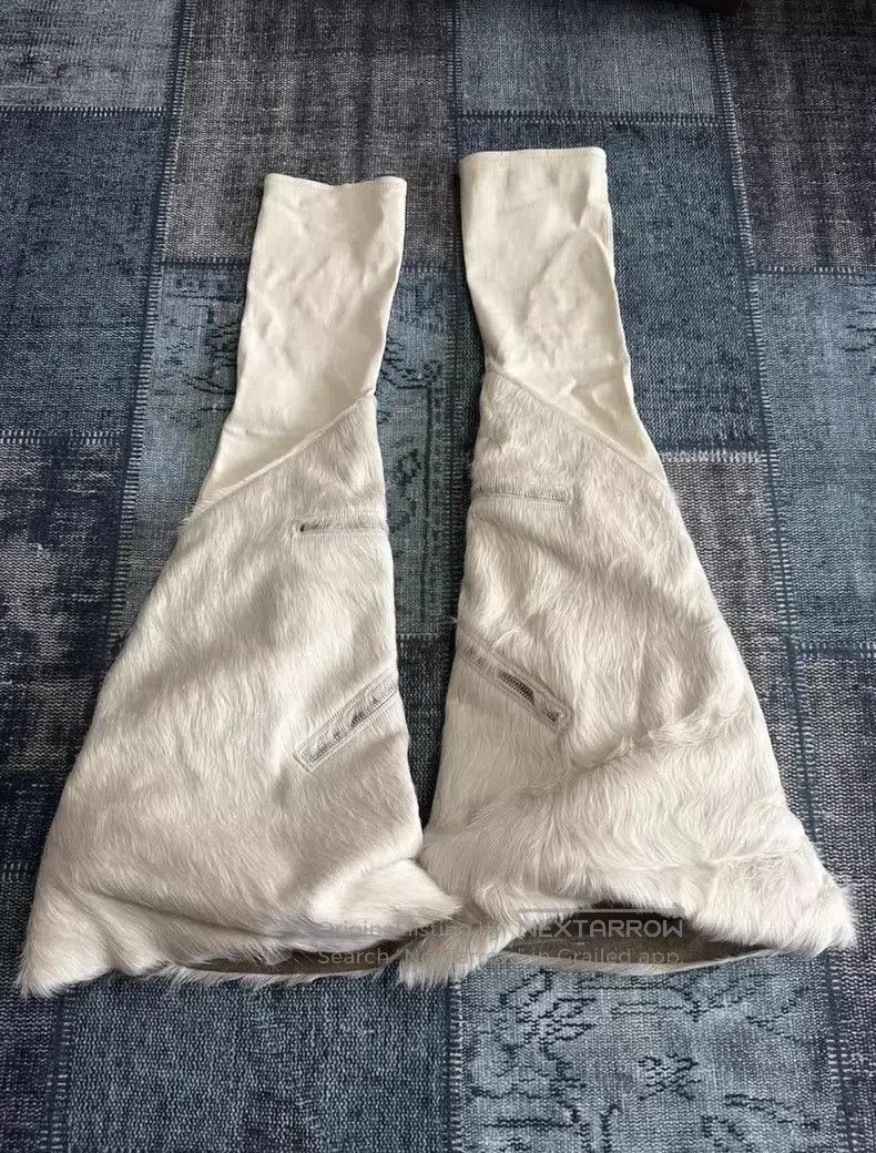 Rick Owens Rick Owens White Horsehair Version Size ONE SIZE - 1 Thumbnail