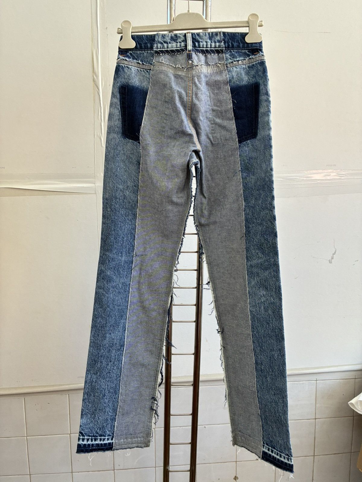 Maison Margiela Blue Recycled Spliced Jeans Size 26" / US 2 / IT 38 - 3 Thumbnail
