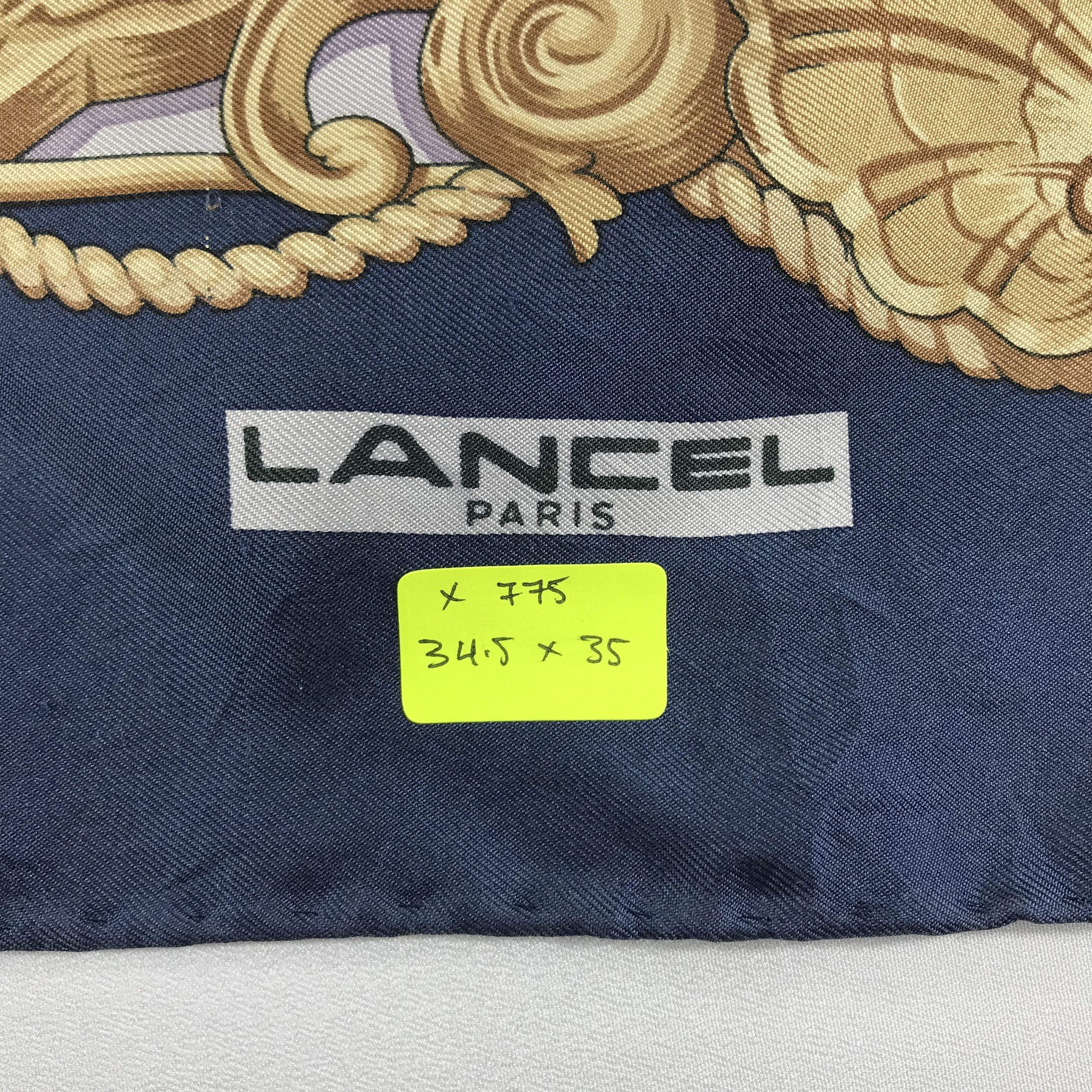 Lancel Vintage Lancel Silk Scarf Size ONE SIZE - 6 Thumbnail