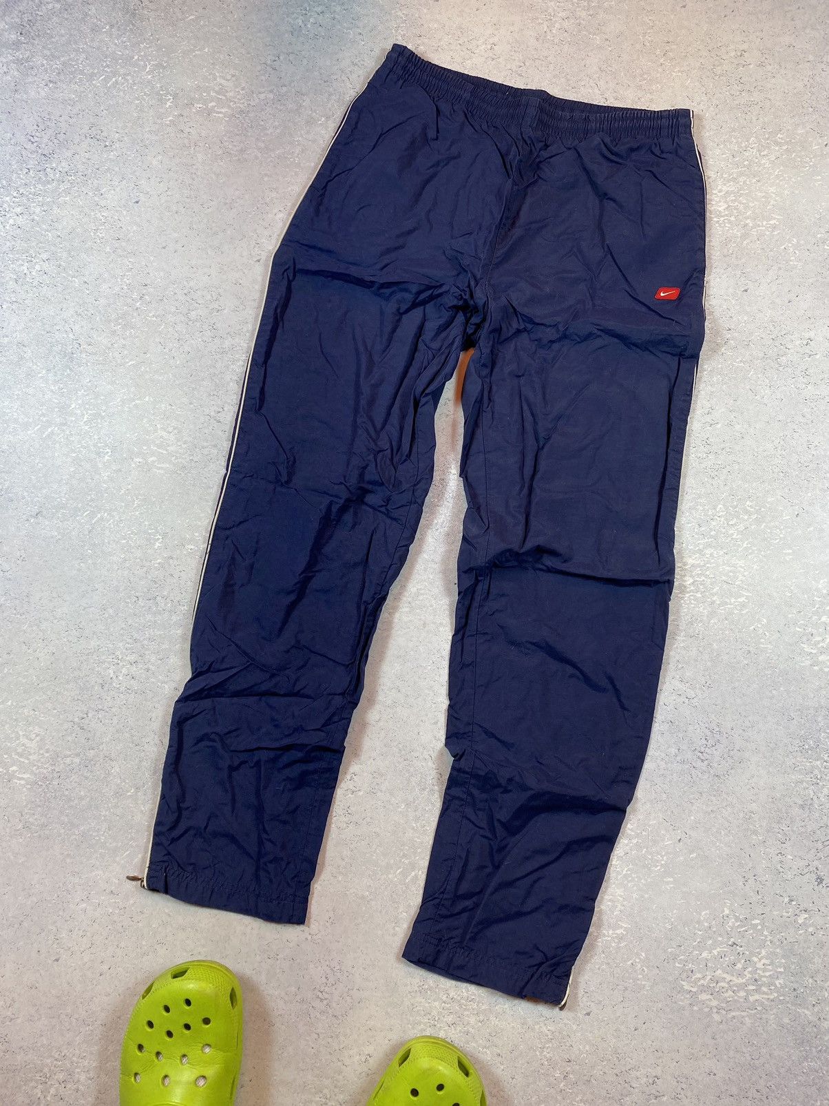 Nike × Vintage Vintage Nike Blue Pants Drill Style Size XL Size US 36 / EU 52 - 1 Thumbnail