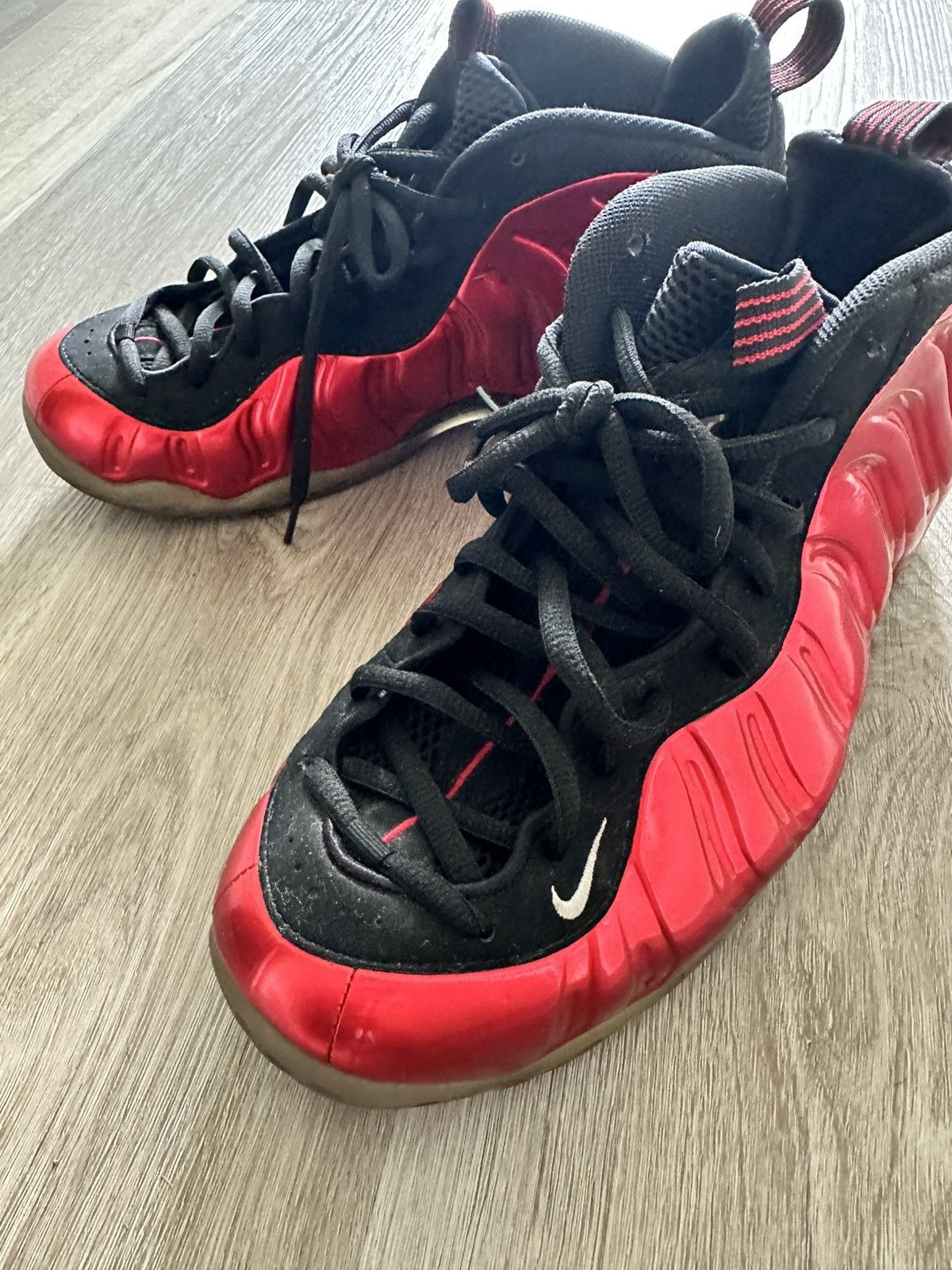 Nike Nike Air Foamposite One ( Metallic Red ) Size US 11 / EU 44 - 5 Thumbnail