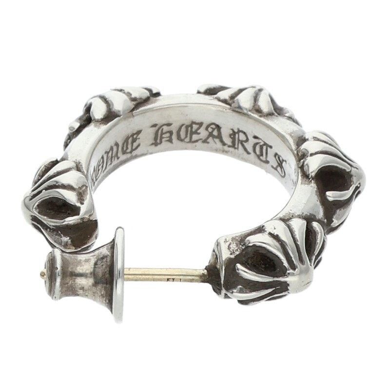 Chrome Hearts Chrome Hearts Small Cross Band Hoop Earring Size ONE SIZE - 5 Thumbnail