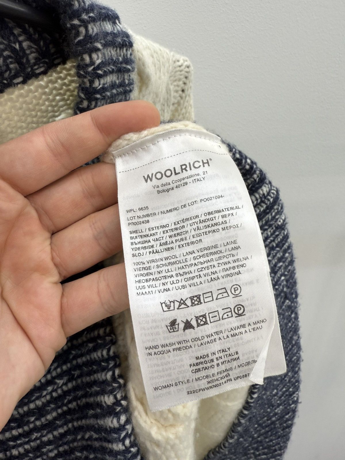 Woolrich Woolen Mills Woolrich x Danielle Cathari Wool Asymmetrical Sweater Size M / US 6-8 / IT 42-44 - 4 Thumbnail