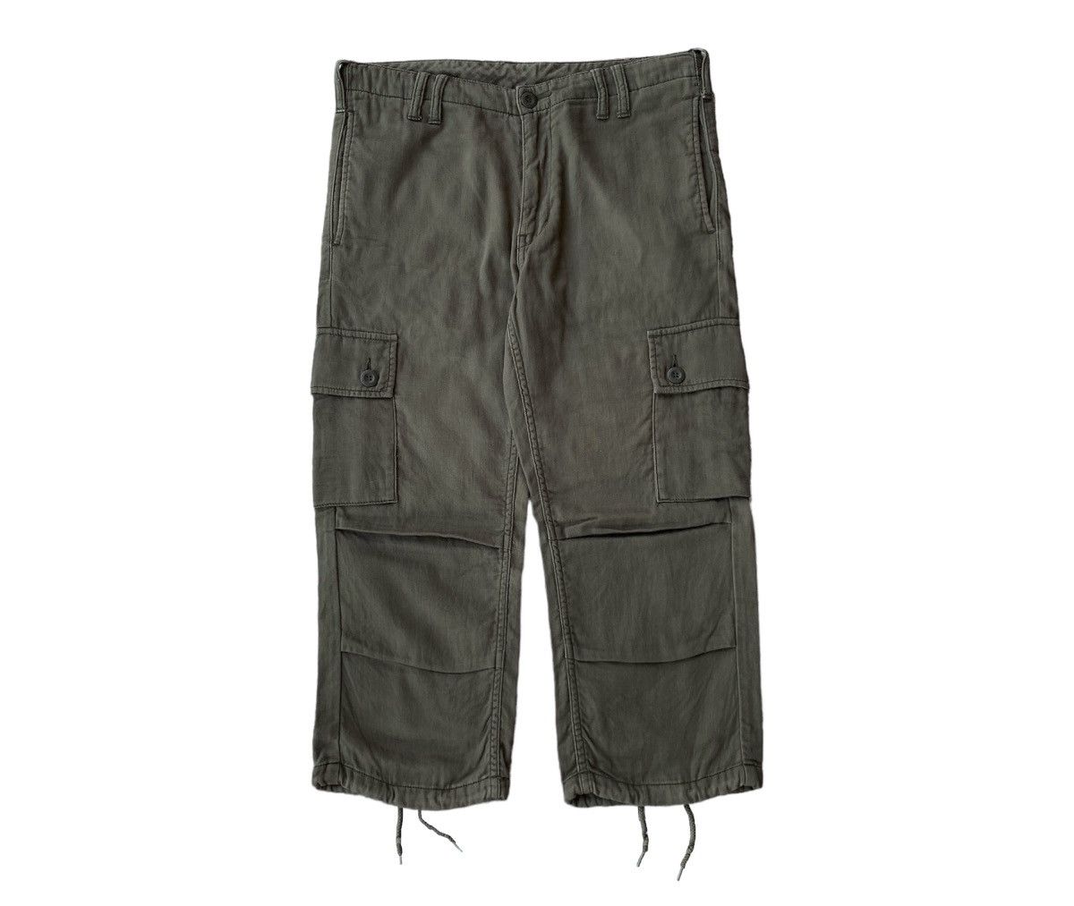 image of Deluxe Japan Hysteric Glamour 3/4 Cargo Pants in Olive Green, Men's (Size 30)