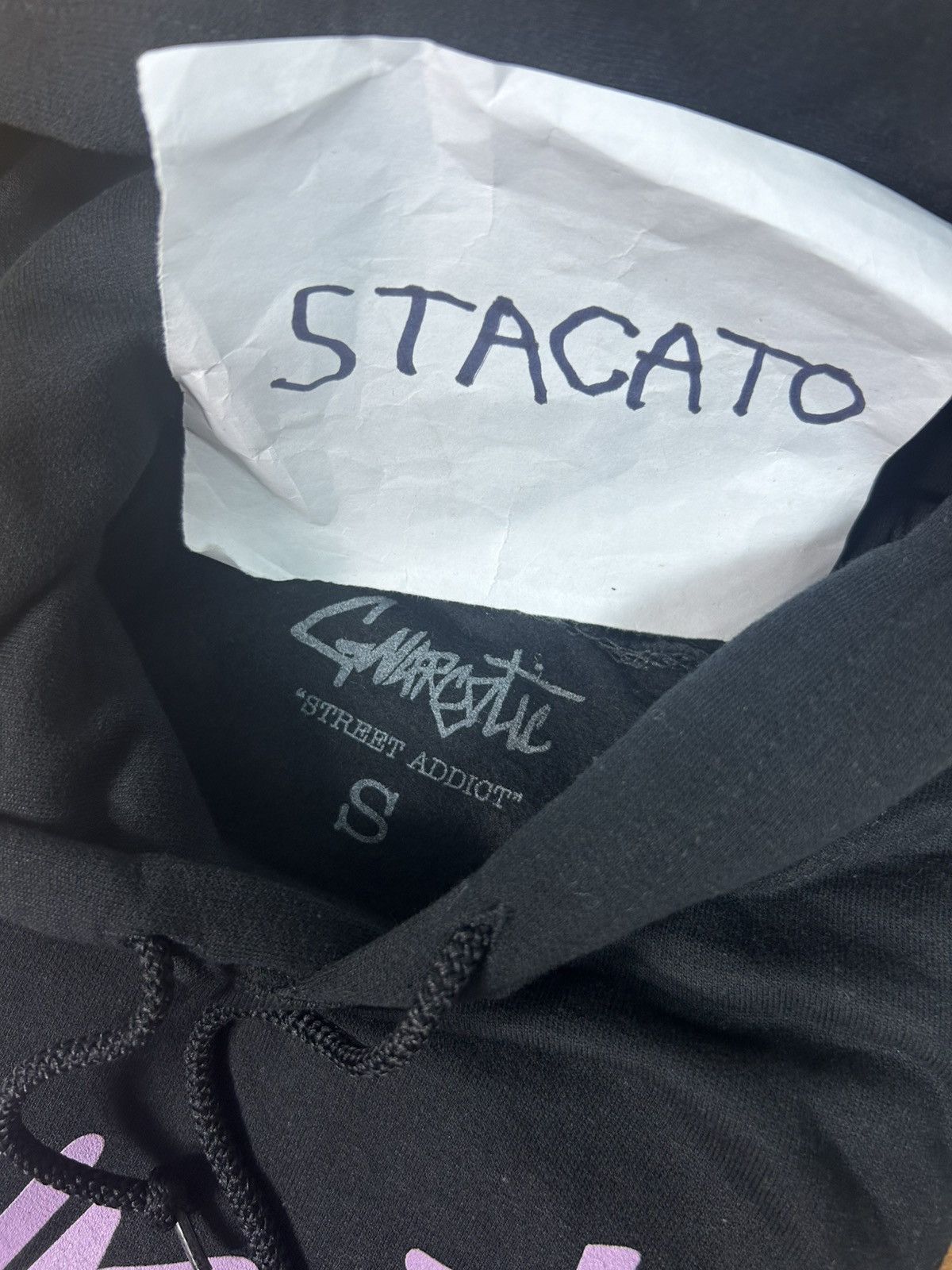 Gnarcotic × Rap Tees Gnarcotic Lil Gnar Logo Hoodie Black/Pink Size US S / EU 44-46 / 1 - 5 Thumbnail