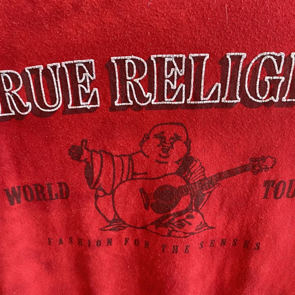True Religion Mens True Religion Big Logo Graphic Y2K opium tee Size US XL / EU 56 / 4 - 3 Thumbnail