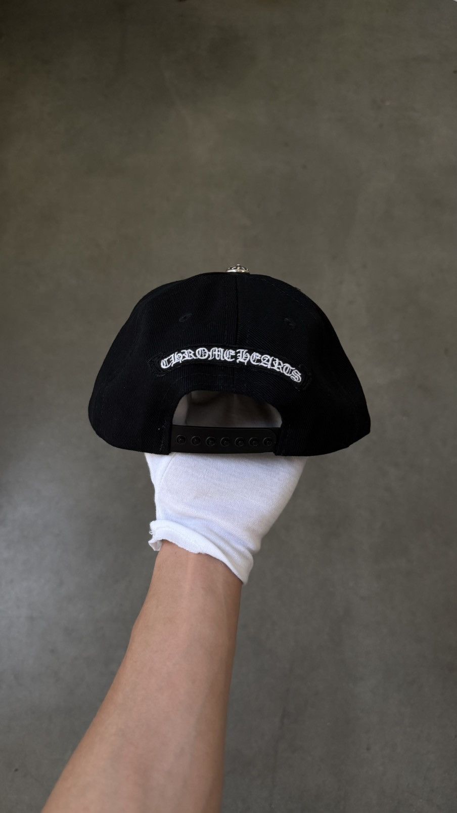 Chrome Hearts RARE! Chrome Hearts RS3 Denim Baseball Hat Size ONE SIZE - 2 Thumbnail