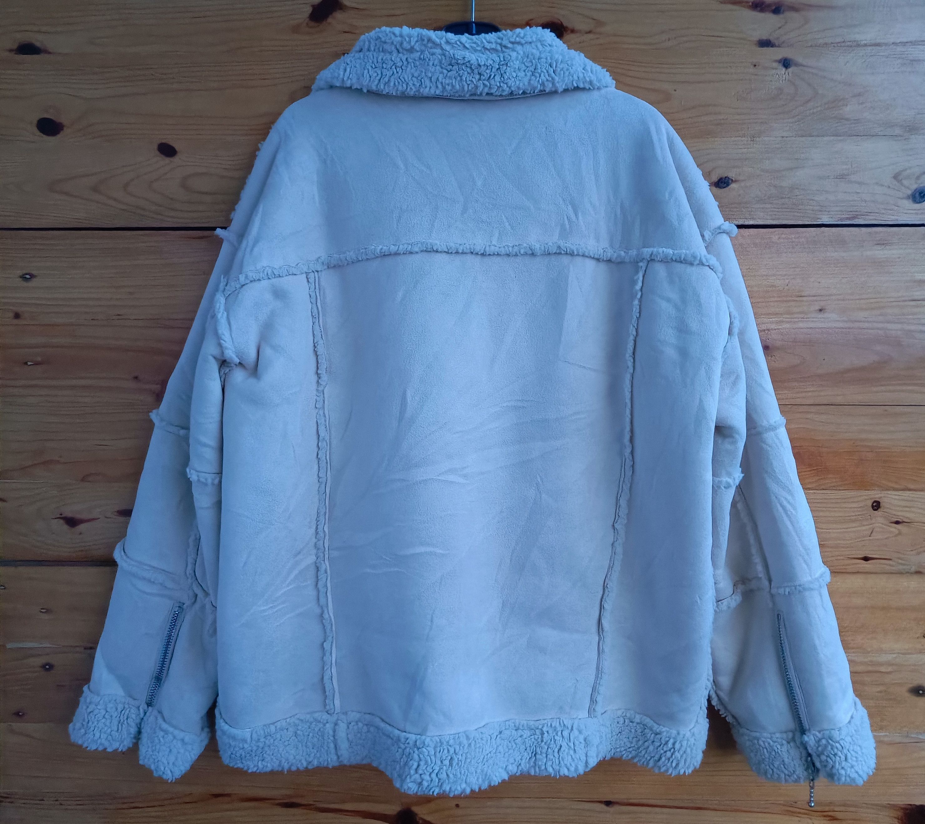 14th Addiction Acne Studios Ian Suede Asymmetric Shearling Style Size US L / EU 52-54 / 3 - 4 Thumbnail