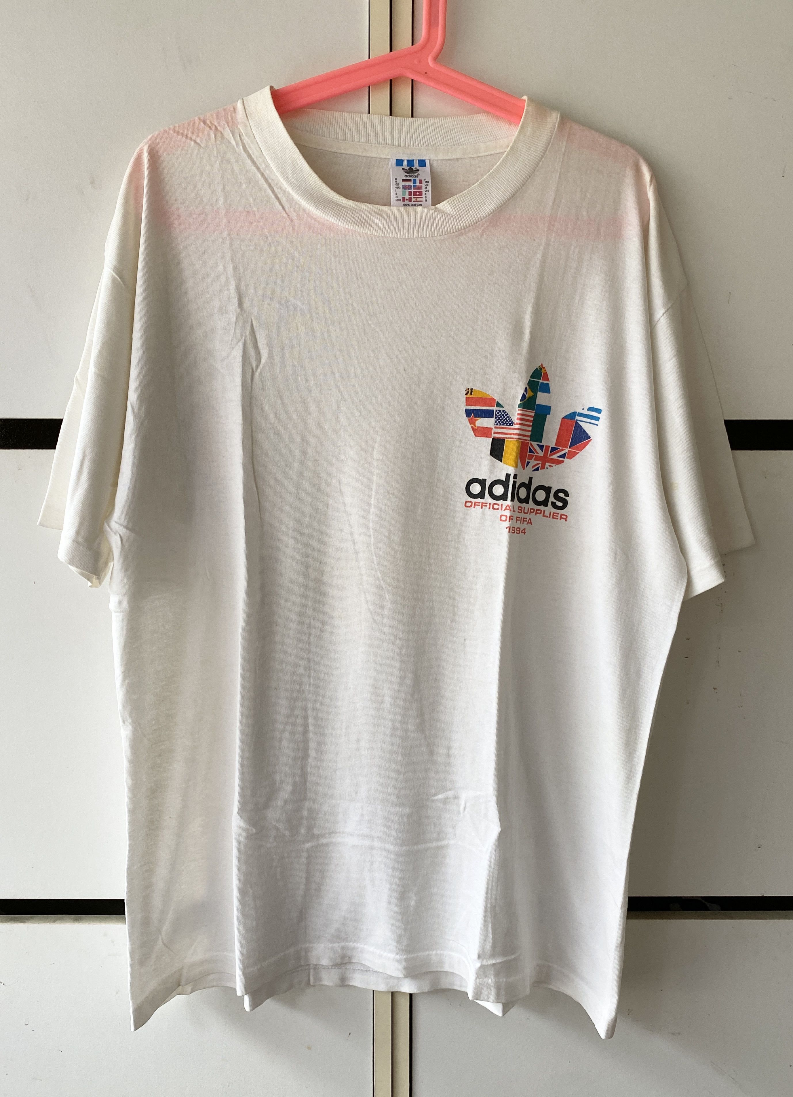 Vintage VINTAGE 1994 ADIDAS FIFA WORLD CUP OFFICIAL T SHIRT Size US M / EU 48-50 / 2 - 2 Thumbnail
