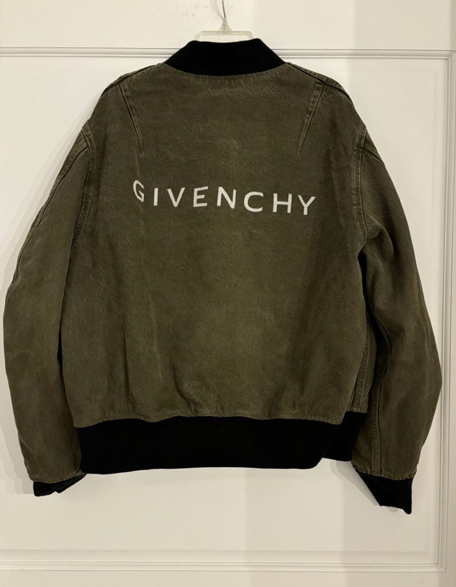Givenchy $3.8k Givenchy Reversible Denim Bomber Jacket Size US L / EU 52-54 / 3 - 6 Thumbnail