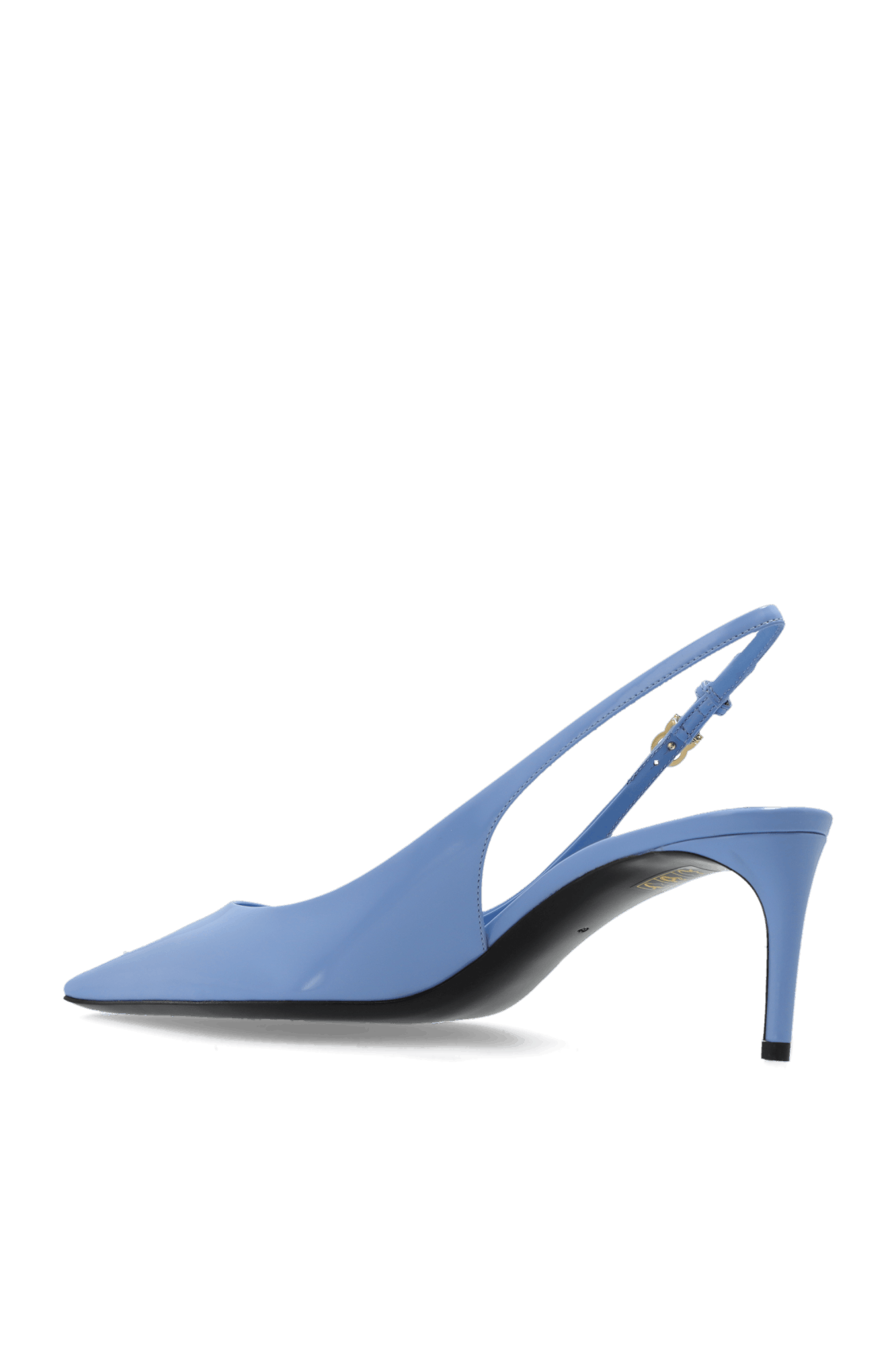 Dolce & Gabbana o1s22i1n0225 Glossy Leather Pumps in Light Blue Size US 10 / IT 40 - 5 Thumbnail