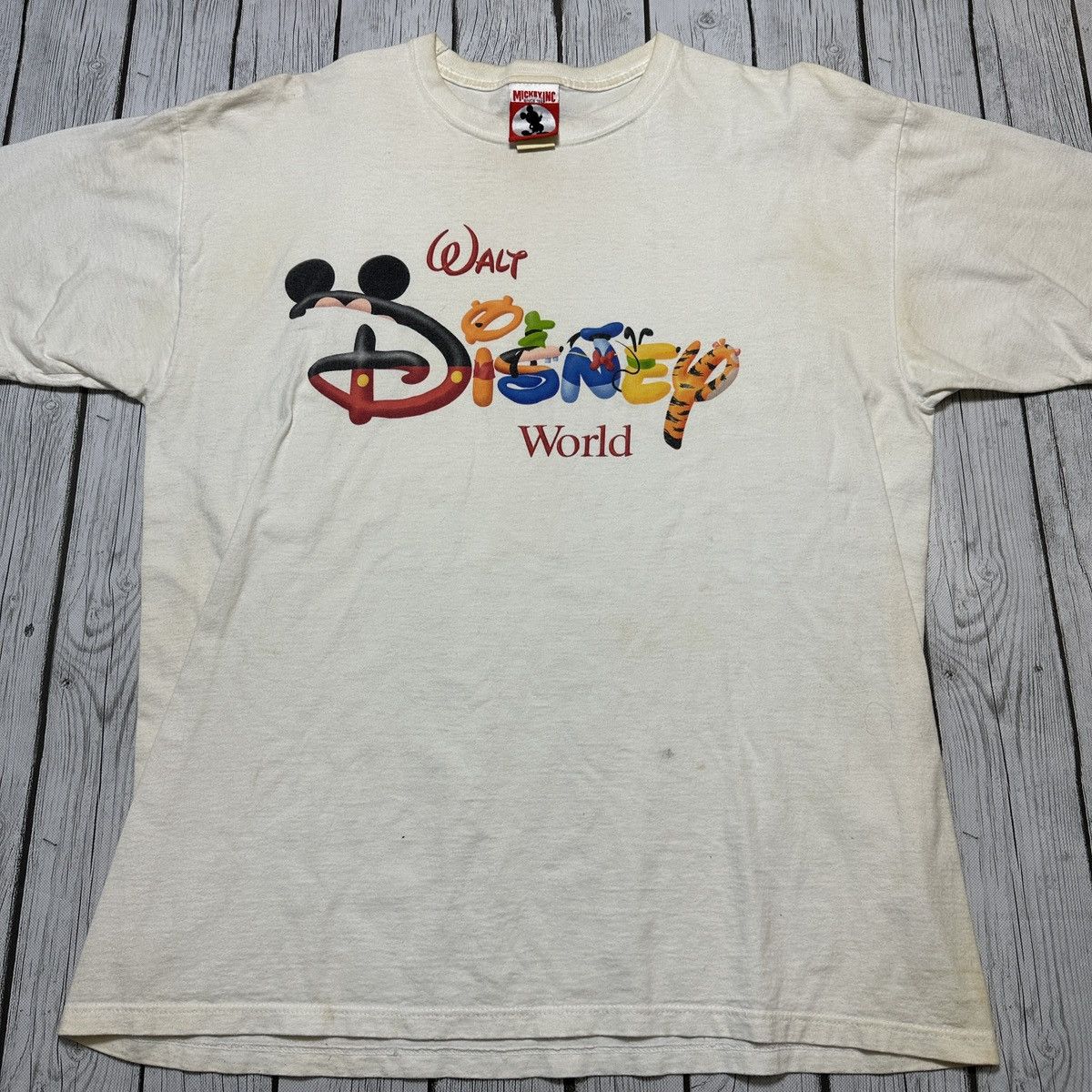 Disney × Mickey Inc × Vintage Vintage Disney World tee Size US L / EU 52-54 / 3 - 3 Thumbnail