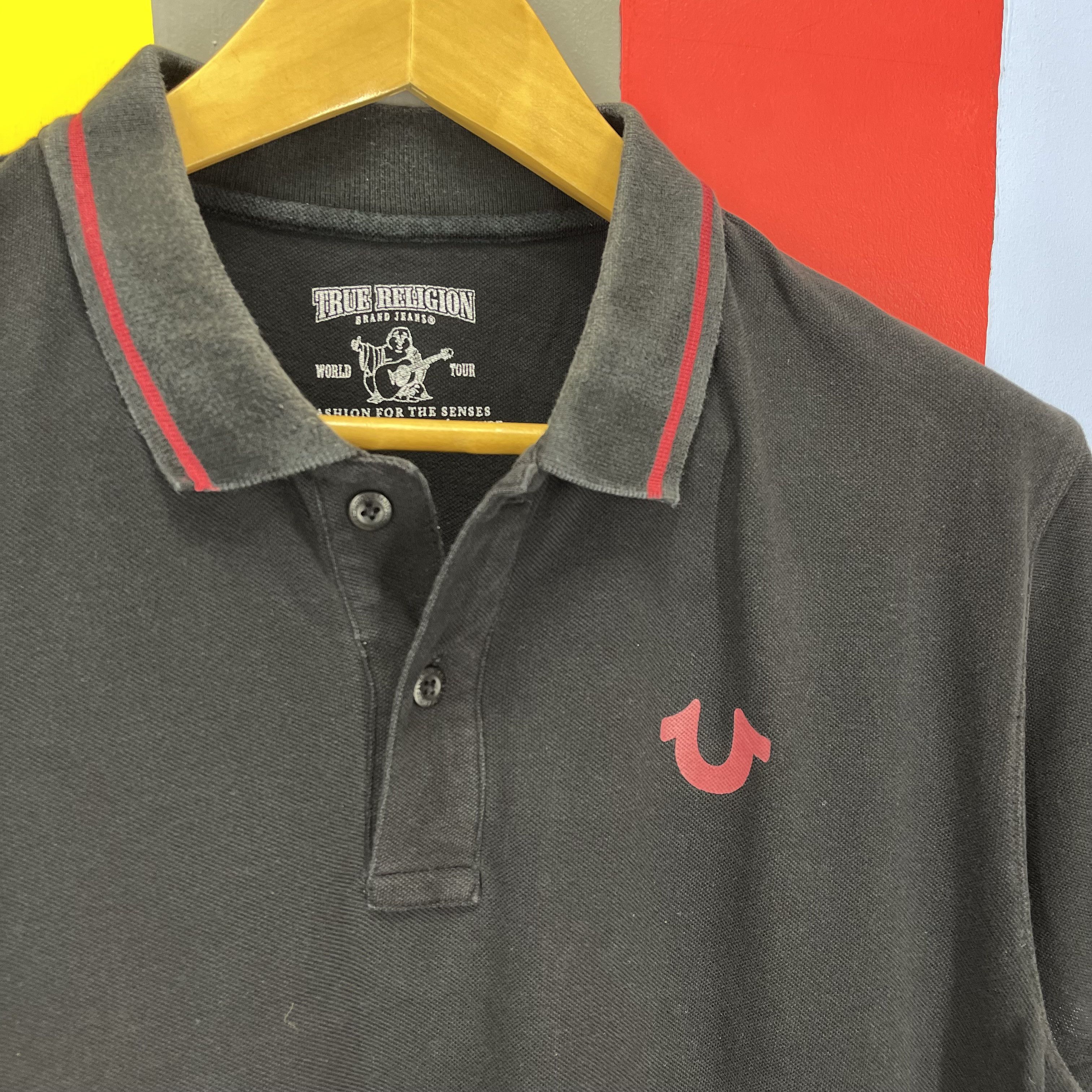 True Religion TRUE RELIGION Polo T Shirt #1434/AX Size US L / EU 52-54 / 3 - 4 Thumbnail