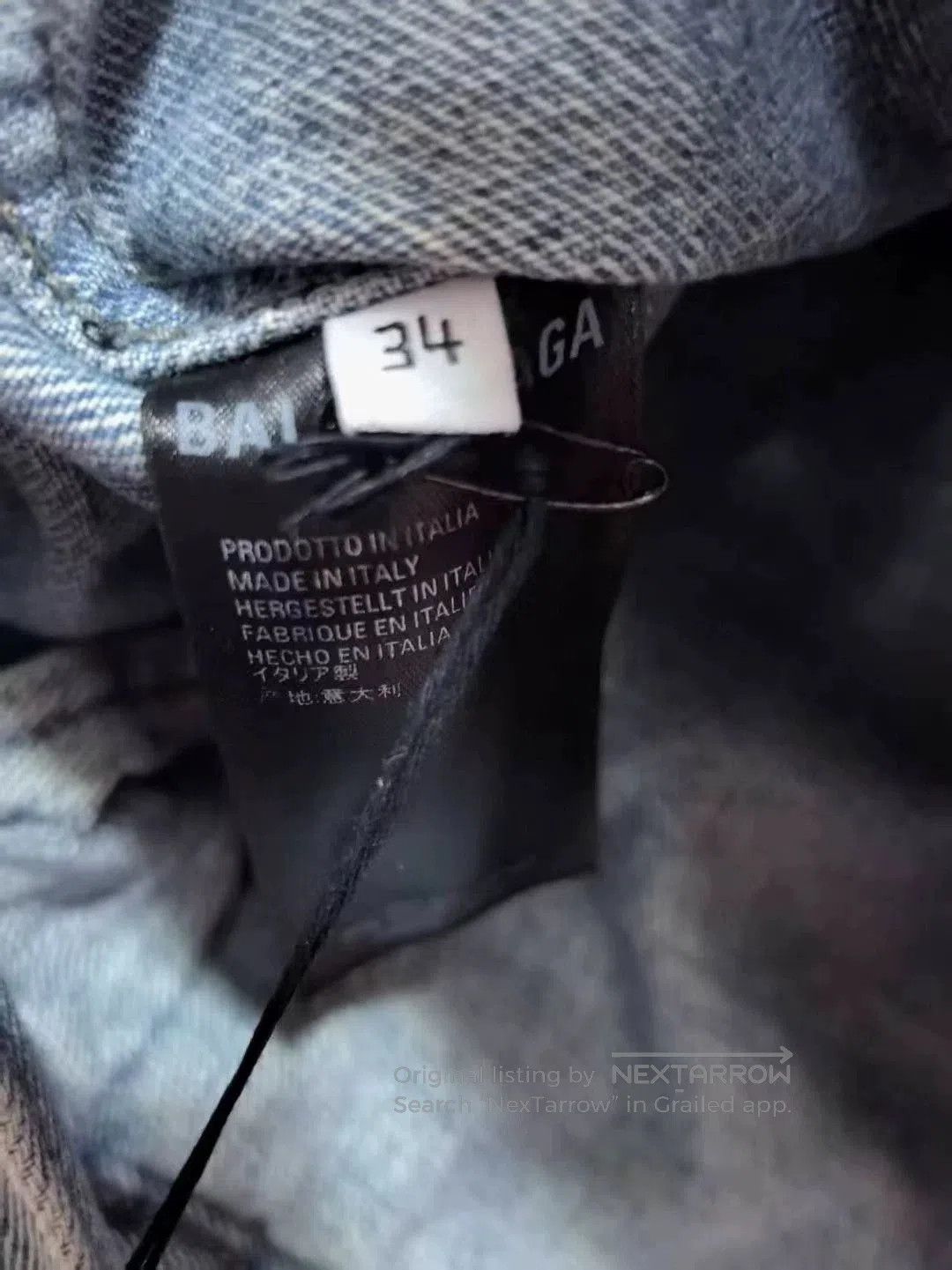 Balenciaga Balenciaga Light Wash Denim Jacket. Size US XS / EU 42 / 0 - 3 Thumbnail