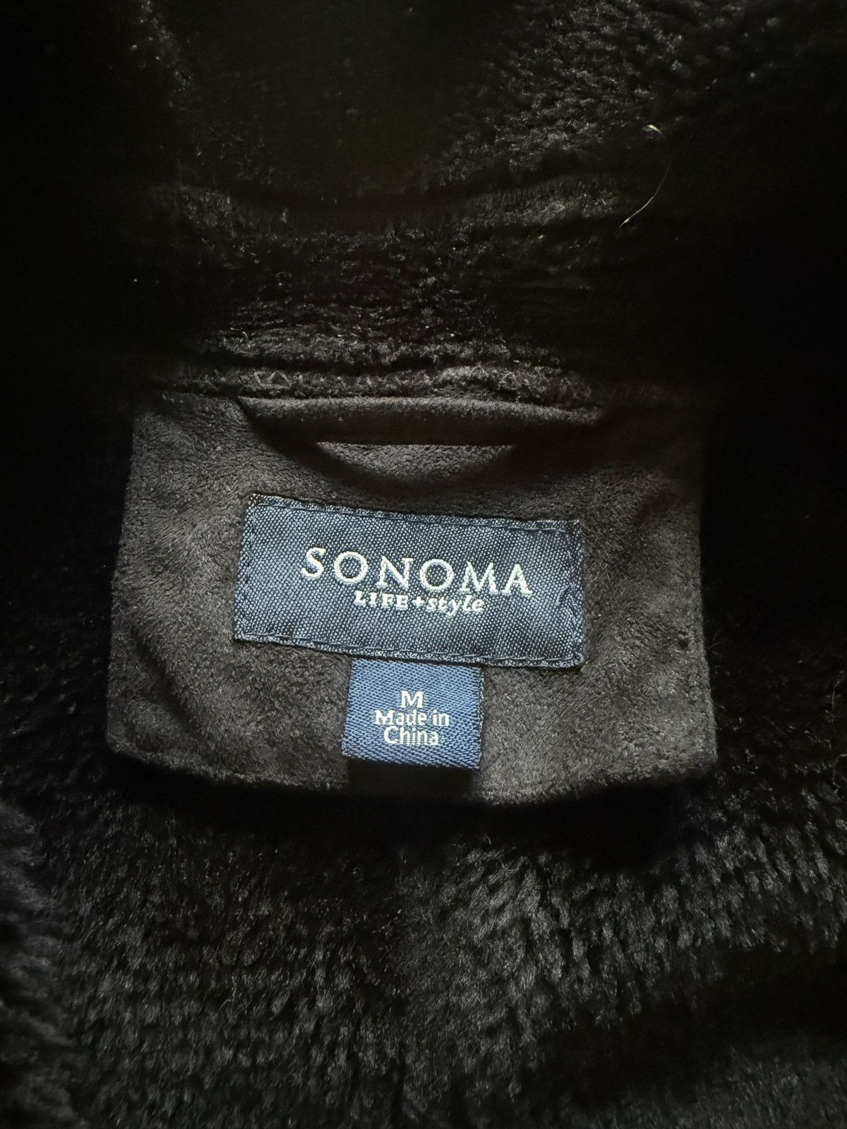 Sonoma Vintage Y2K Sonoma Faux Suede Overcoat Size M / US 6-8 / IT 42-44 - 3 Thumbnail