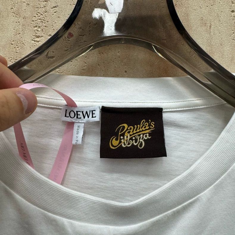 Loewe Loewe Embroidered straw hat letter logo short sleeve Size S / US 4 / IT 40 - 3 Thumbnail